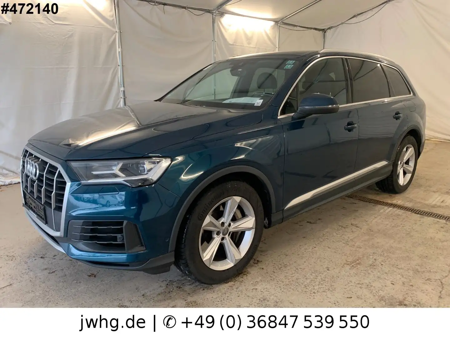 Audi Q7 55 TFSIe quattro S-Line PANO/KAMERA/AHK Blau - 1