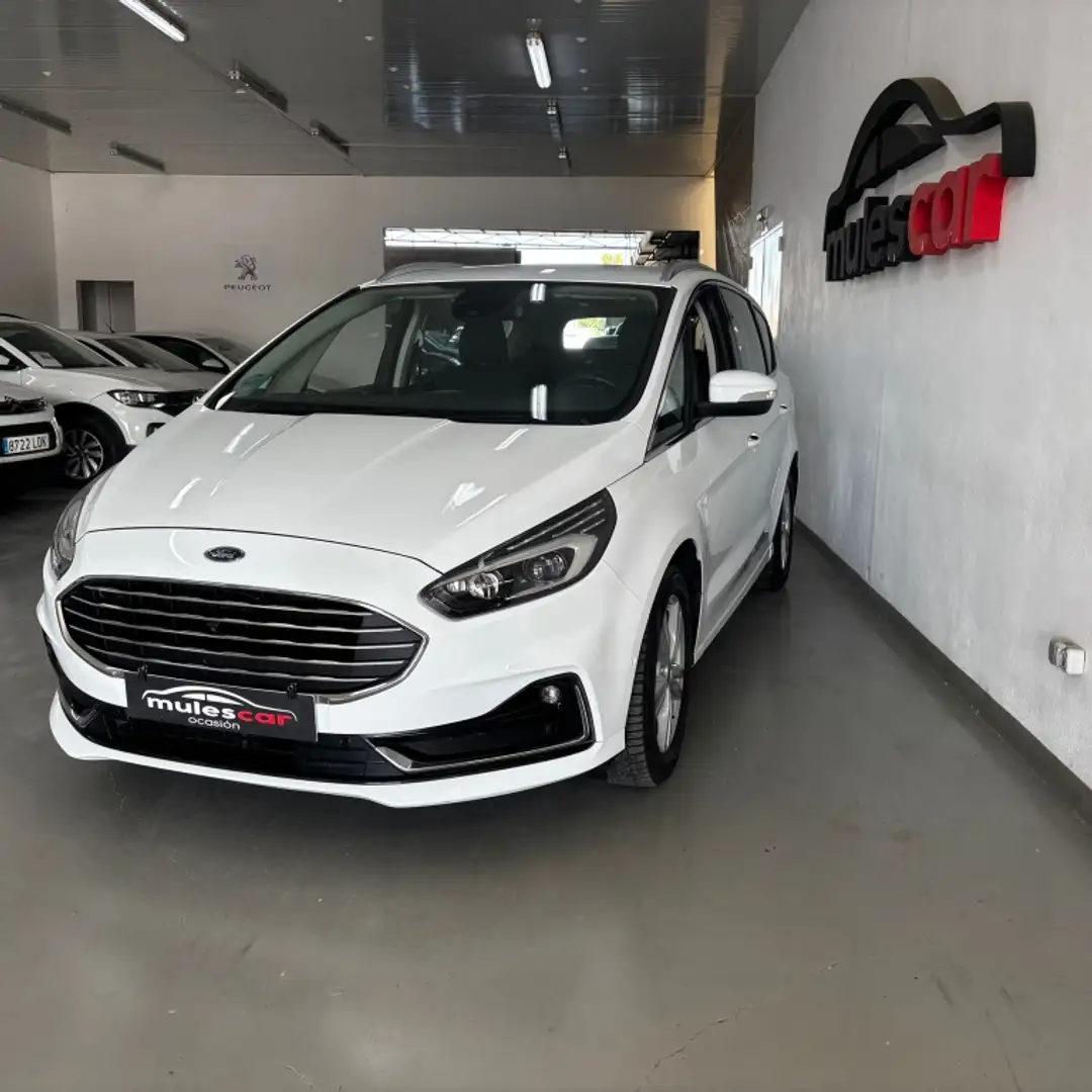 Ford S-Max 2.0TDCi Panther Titanium 150 Blanc - 2