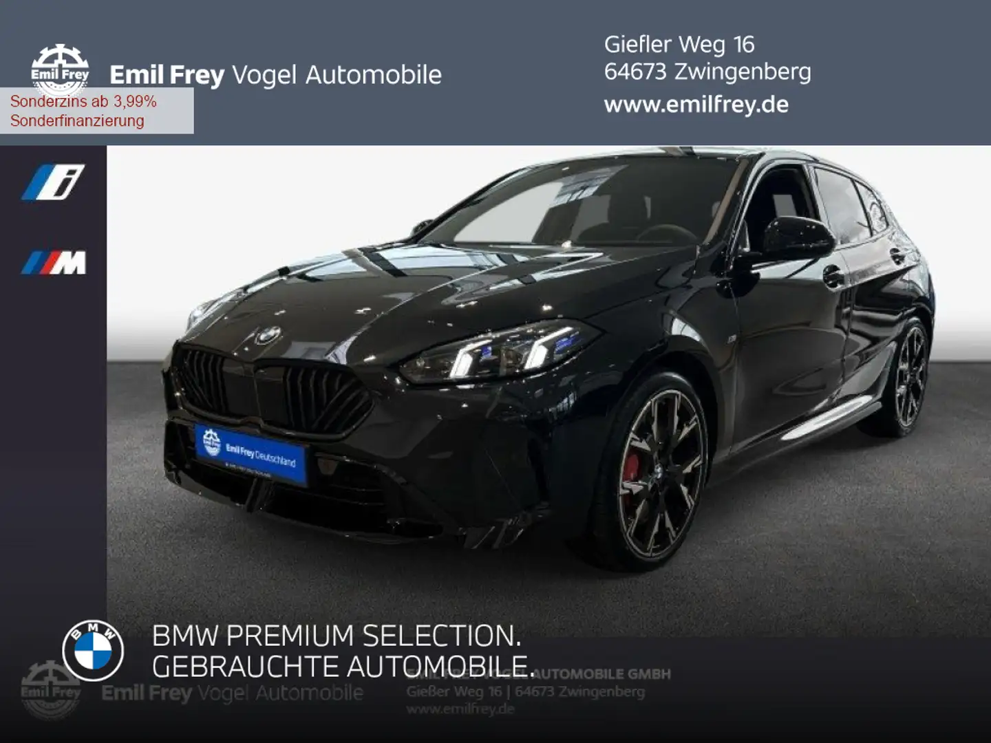 BMW 123 xDrive Aut. Zwart - 1