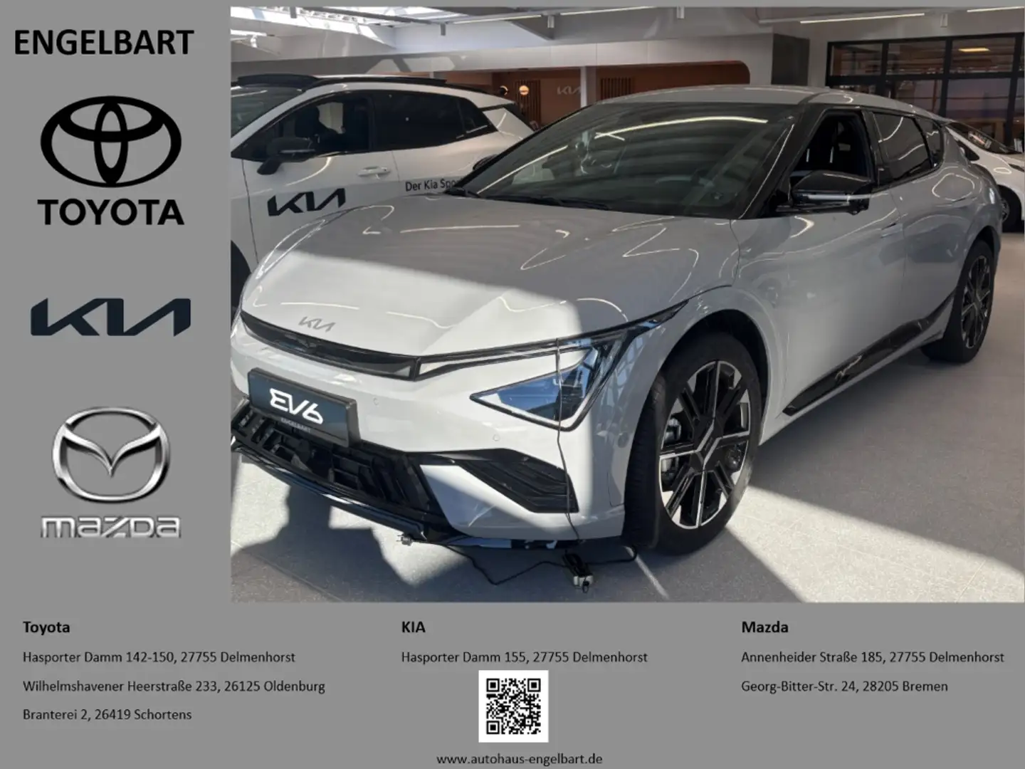 Kia EV6 GT-Line Design/Sound-Paket Technologie/Assist-Plus Grau - 1
