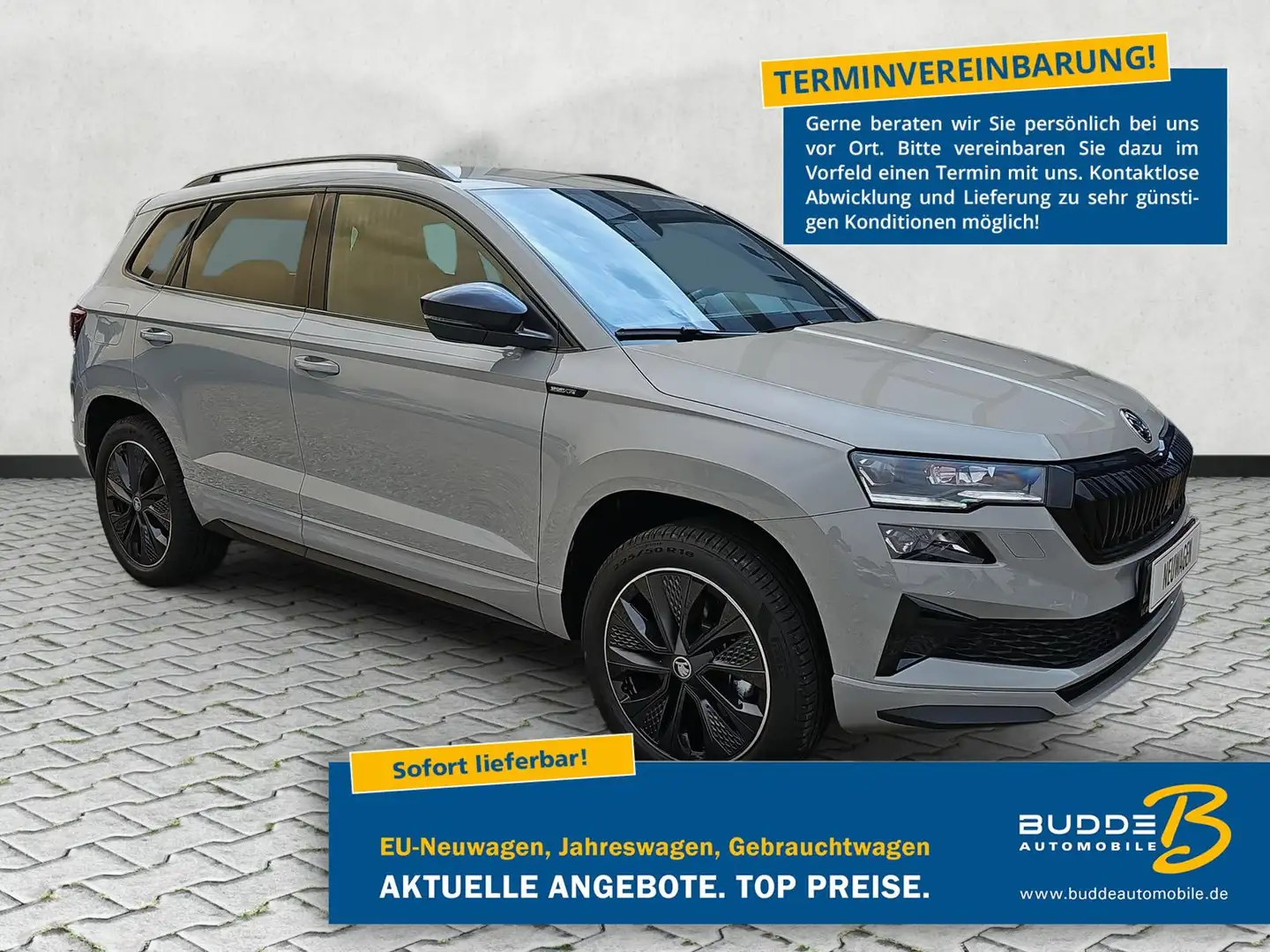 Skoda Karoq 2.0 TSI DSG 4x4 Sportline ACC AHK Kessy Szürke - 1