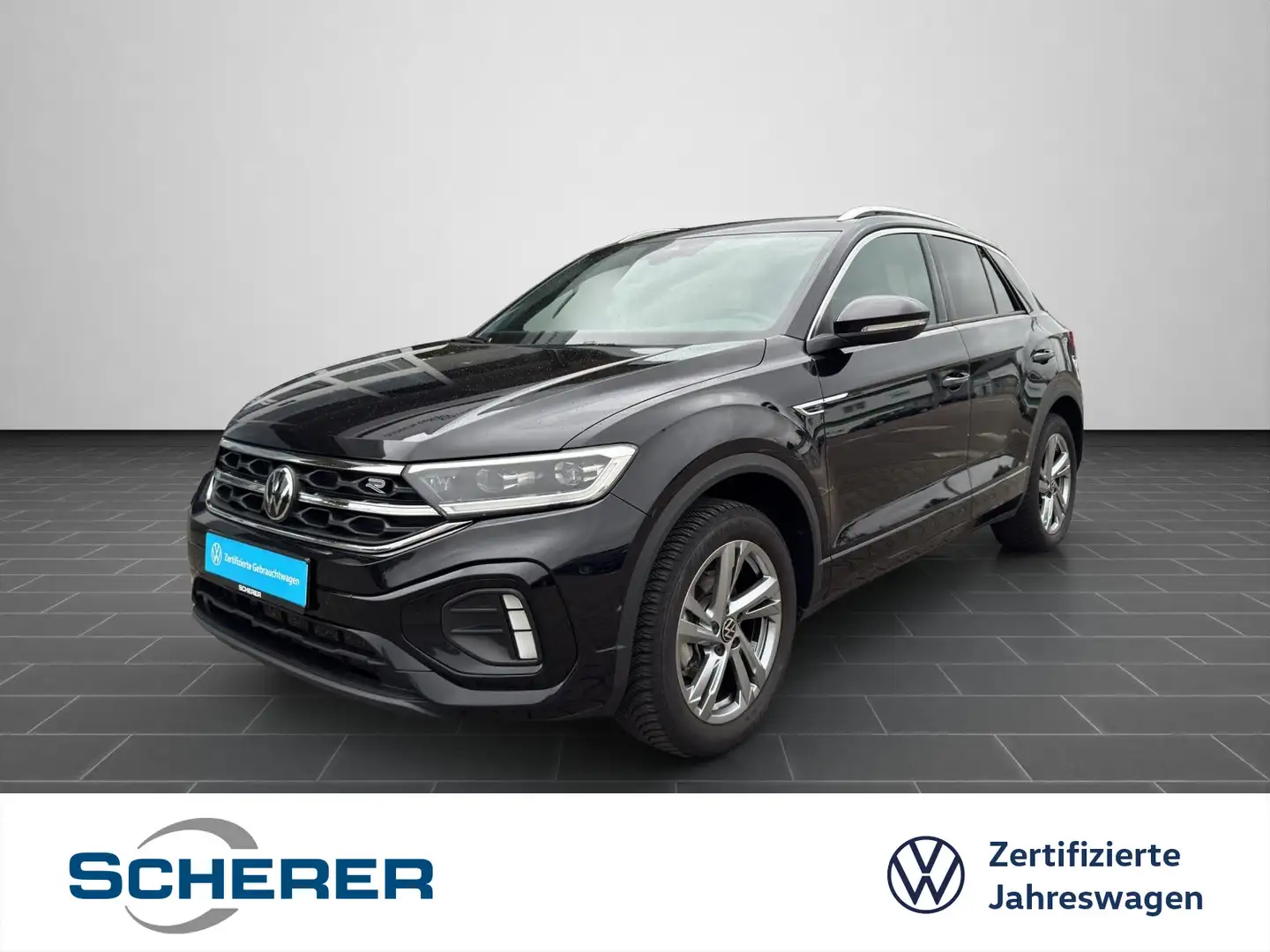 Volkswagen T-Roc R line 1.5 TSI DSG LED+ NAVI AHK RFK ACC Schwarz - 1