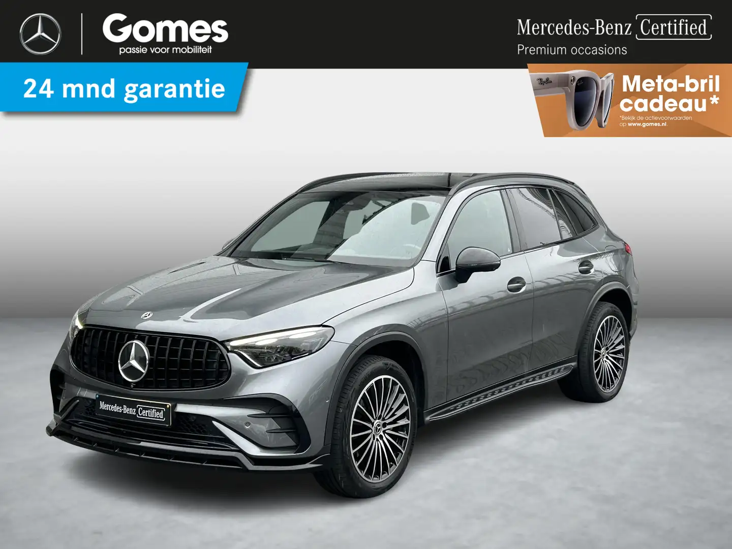 Mercedes-Benz GLC 300 300e 4MATIC AMG Line | Panoramadak | HUD | Gris - 1