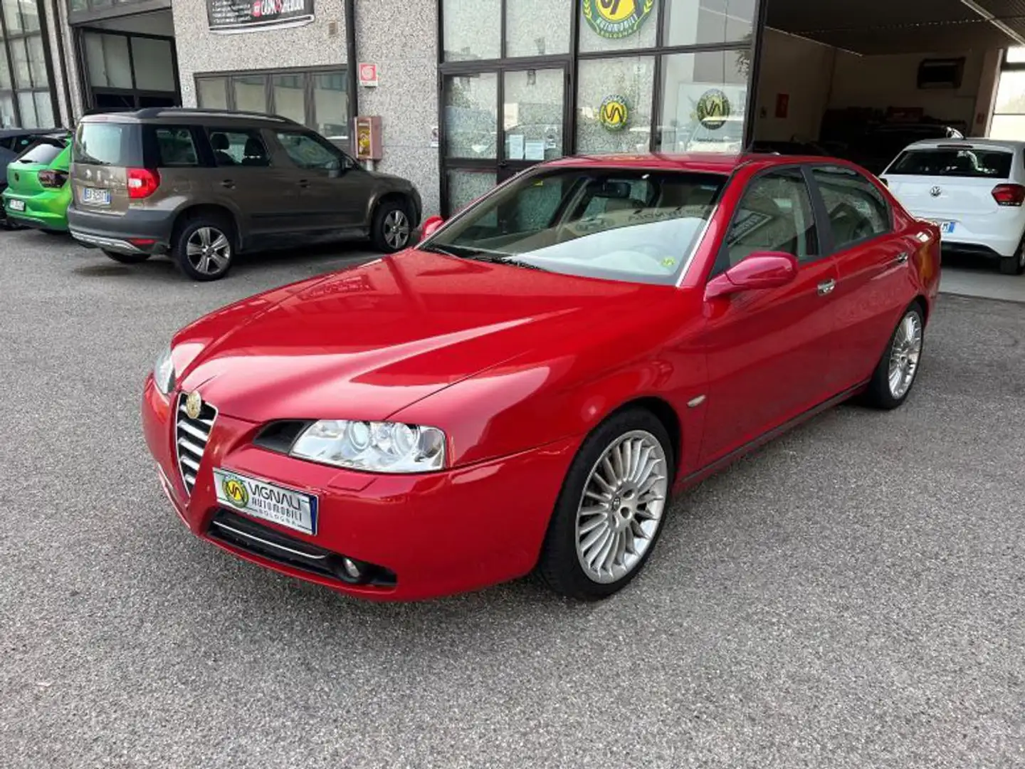 Alfa Romeo 166 2.4 JTD M-JET 20V cat ExclusiveAut. Rosso - 1
