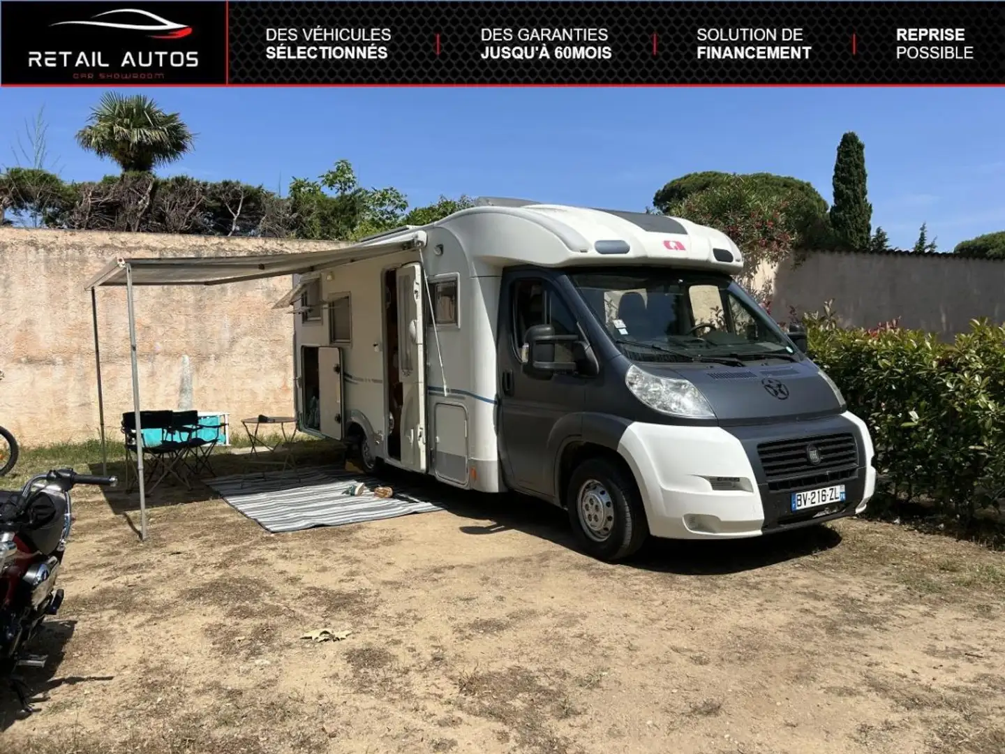 Fiat Ducato Pack 15 C 2.3 JTD II CAMPING CAR ADRIA S 680 SP Bianco - 2