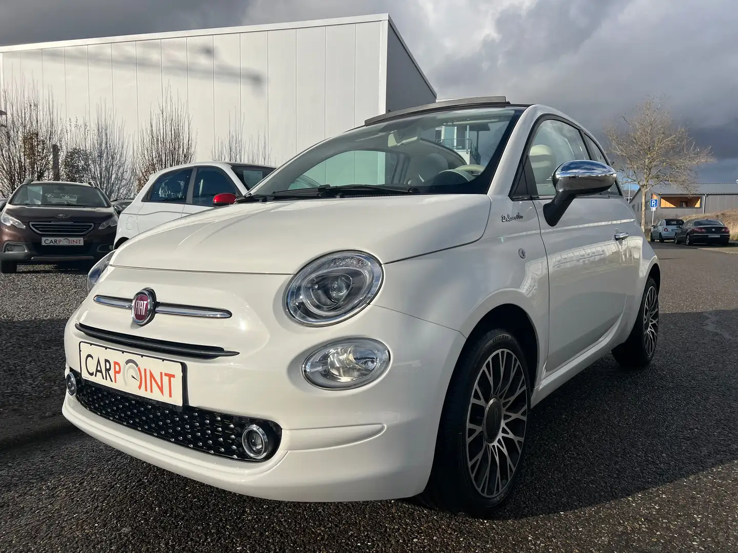 Fiat 500C *1.Hand*EXCLUSIV*TÜV NEU*NEUWERTIG*LEDER* Weiß - 1