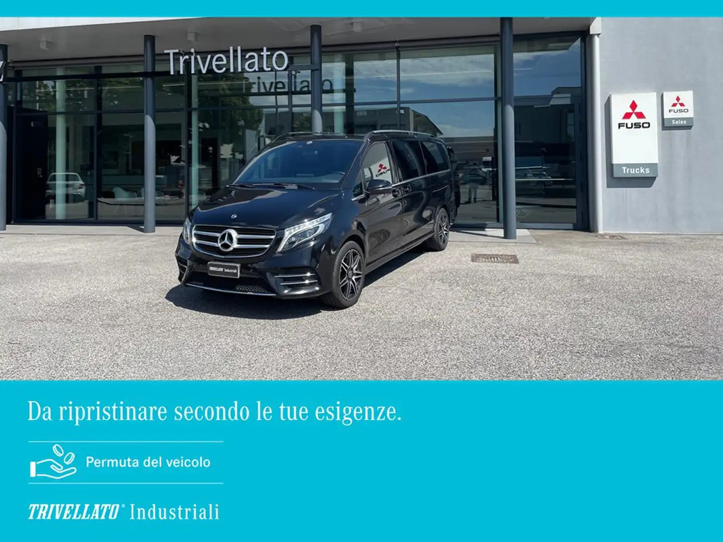 Mercedes-Benz V 250 extralong 250 d sport 4matic auto Nero - 1