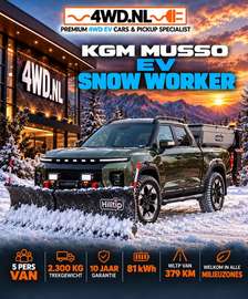 KGM EV SNOW WORKER EV 81KWH 5 PERS VAN volledig el