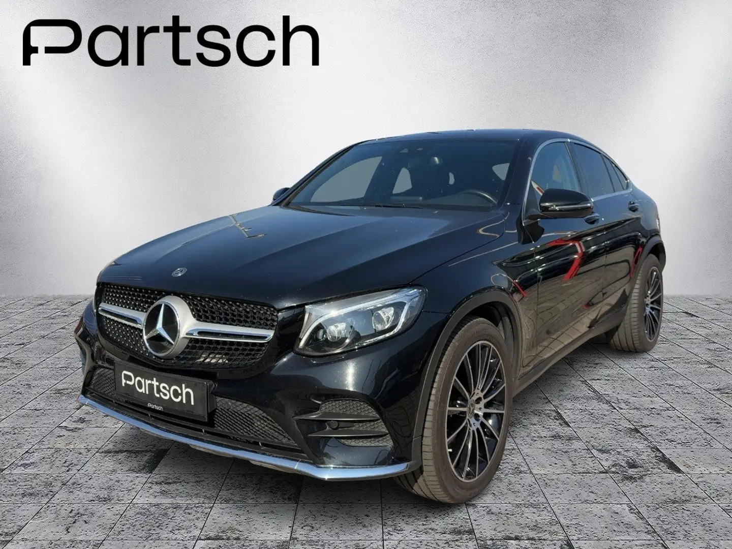 Mercedes-Benz GLC 250 4MATIC Coupé AMG-Line SpurW Leder Schwarz - 1