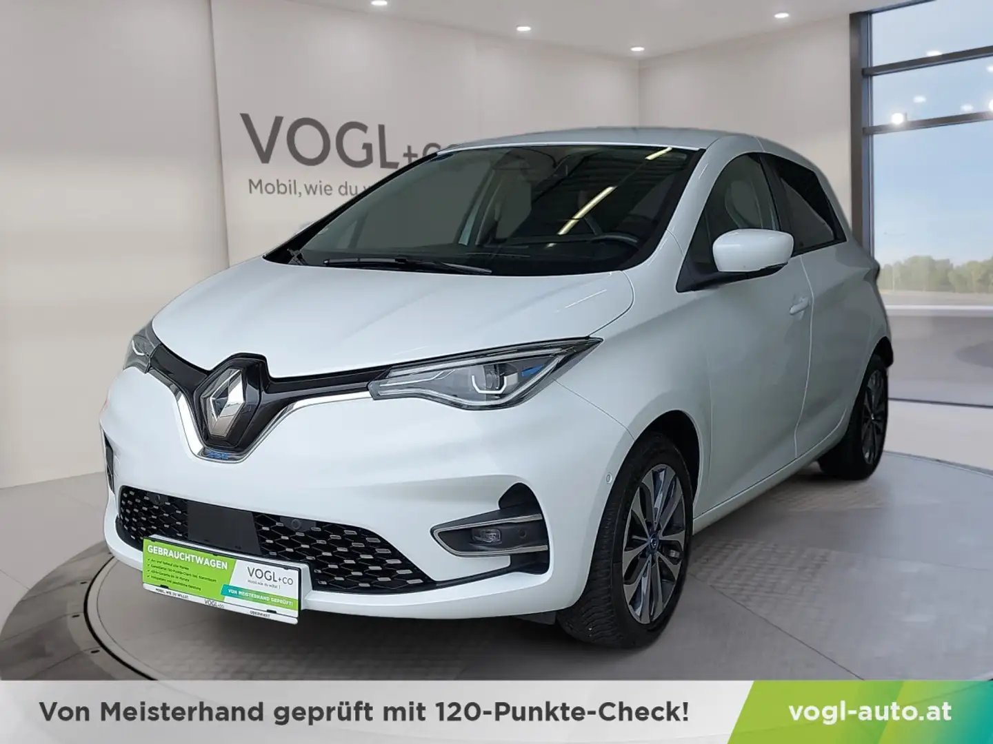 Renault ZOE Intens R135 Z.E.50 (52kWh) **Akkumiete!** Weiß - 1
