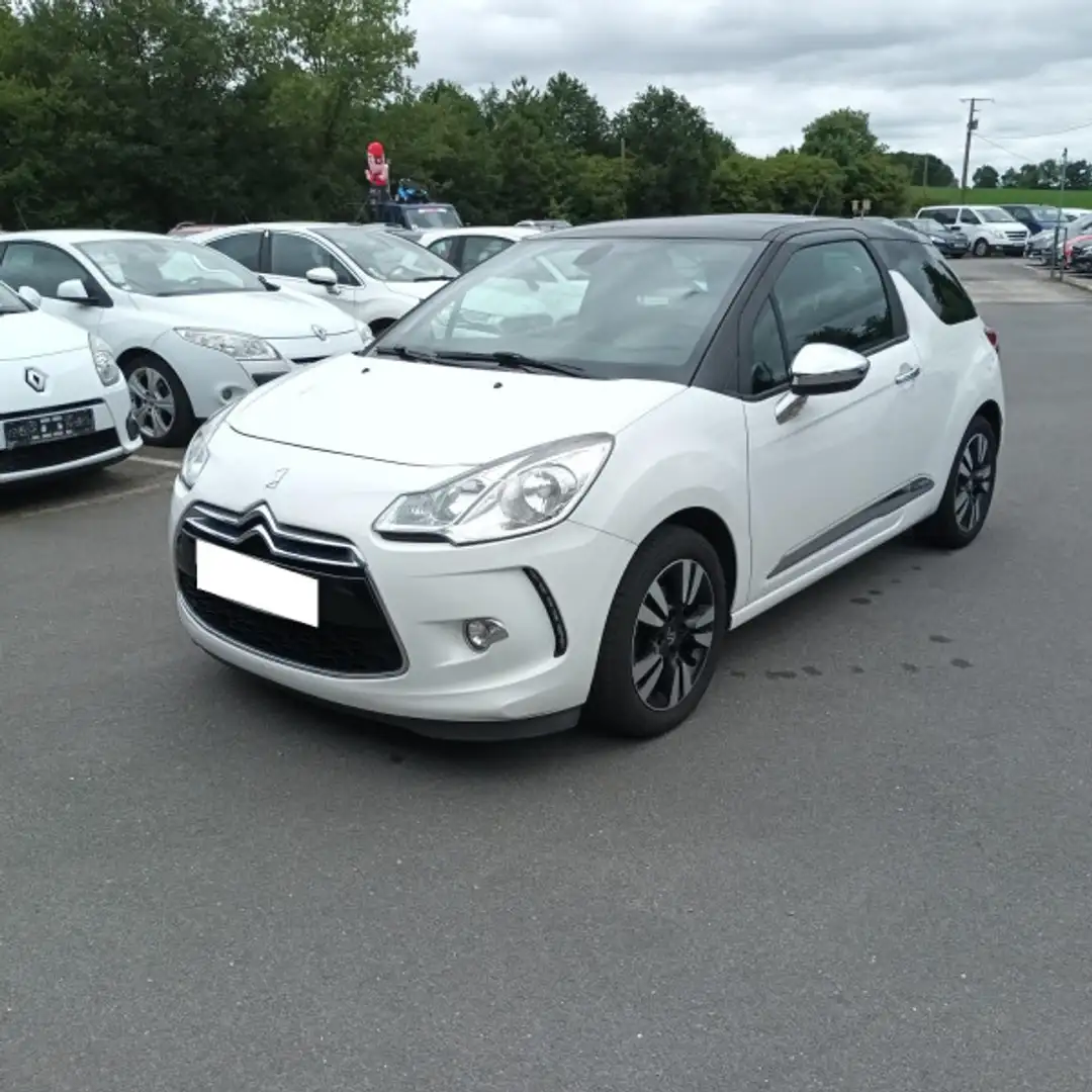 Citroen DS3 1.6 HDI90 (92) FAP  SO CHIC Blanc - 1