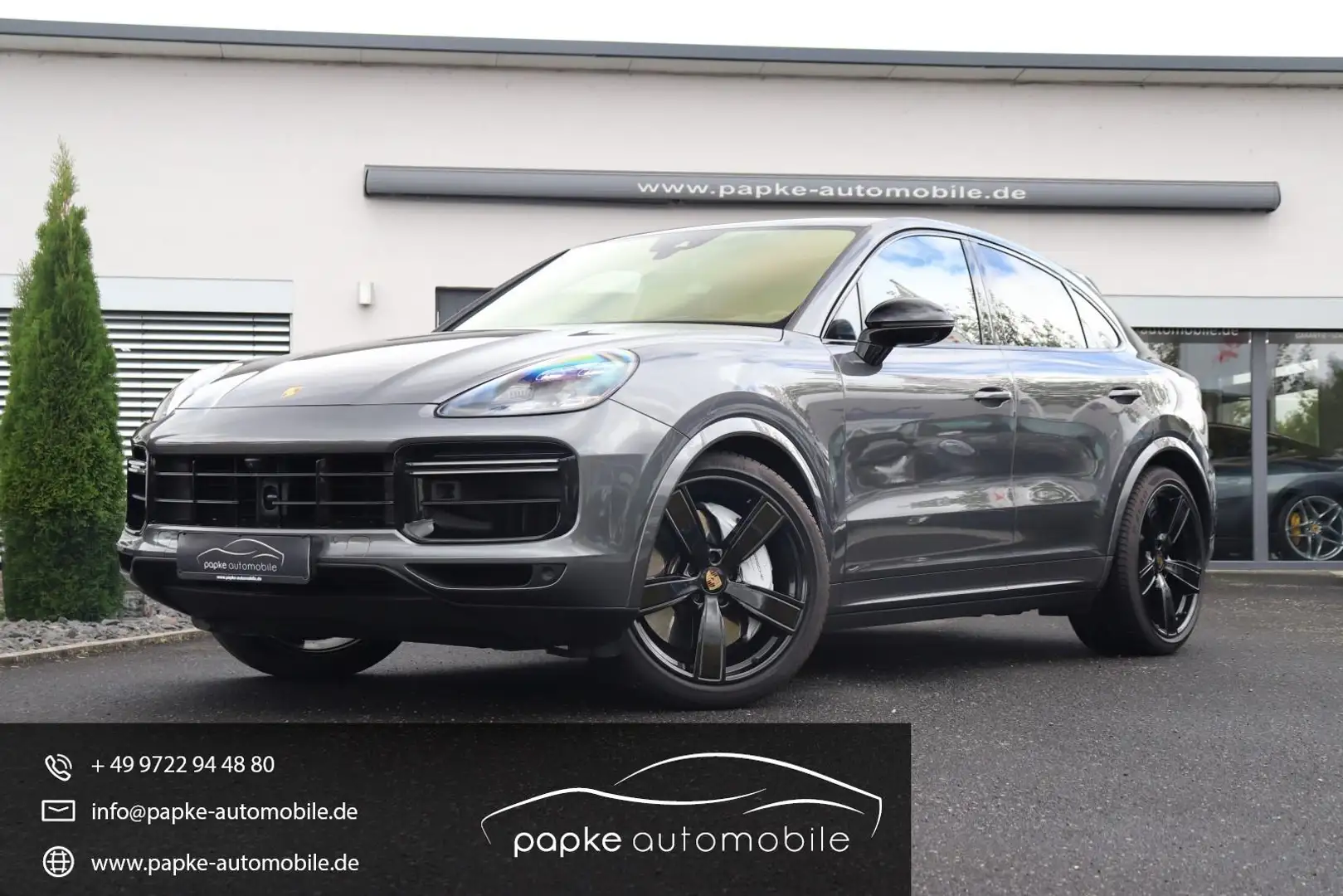 Porsche Cayenne Turbo Coupé +HEAD-UP+INNODRIVE+CHRONO+22ZOLL+ Grau - 1