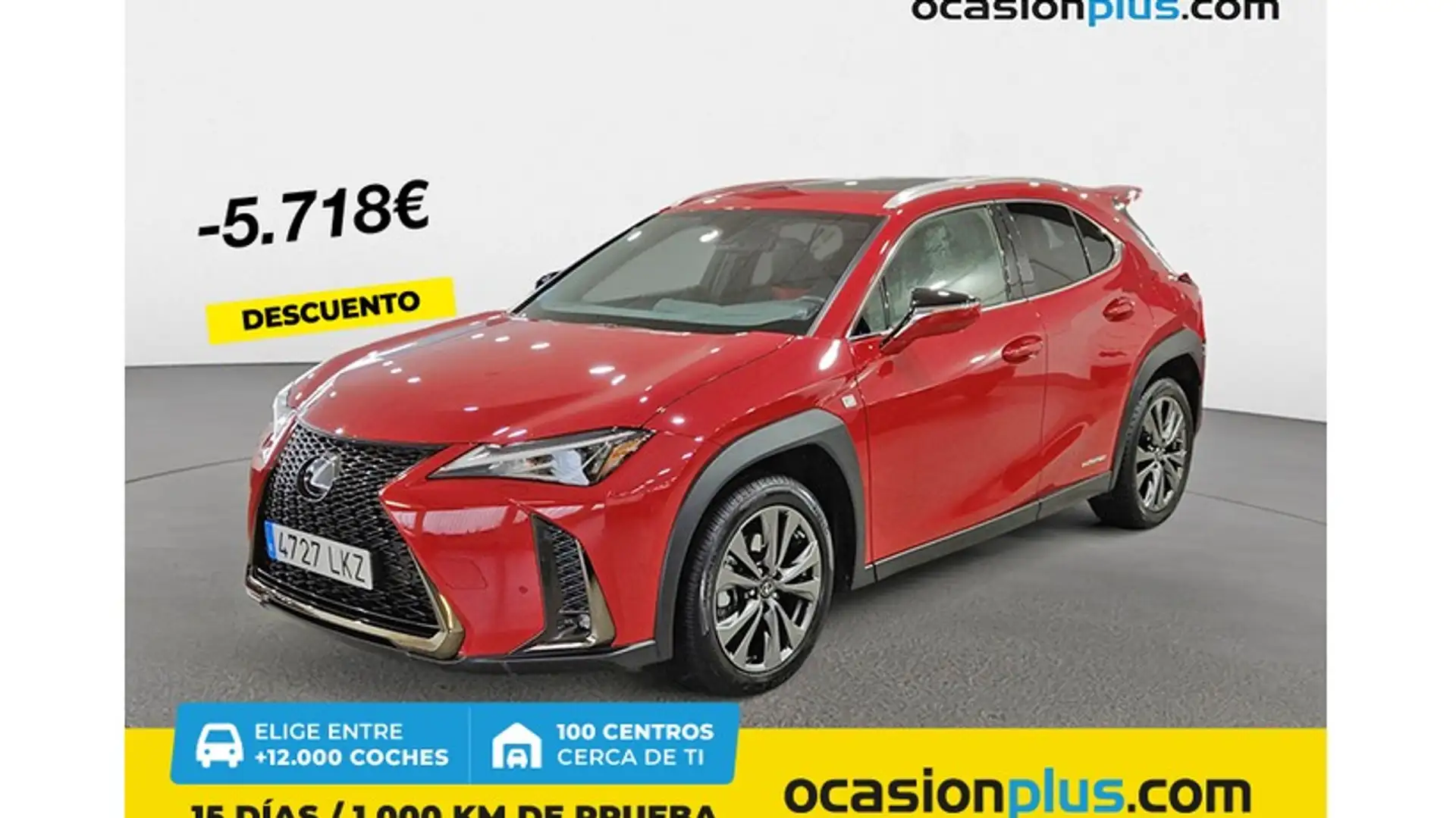 Lexus UX 250h F Sport Cuero 2WD Rojo - 1