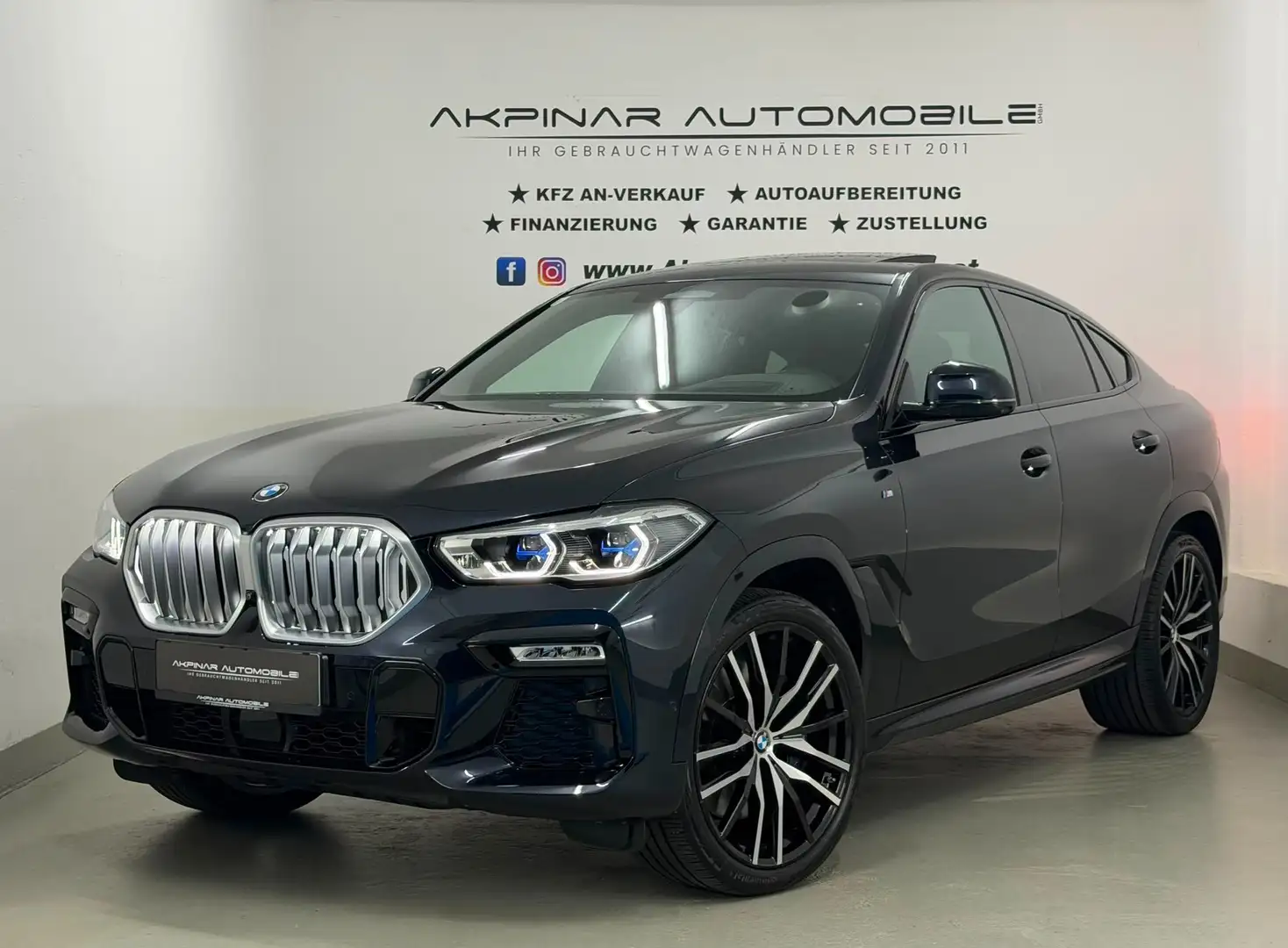 BMW X6 xDrive 30 d M-Sport ACC - LASER - PANO - 22 ZOLL Schwarz - 1