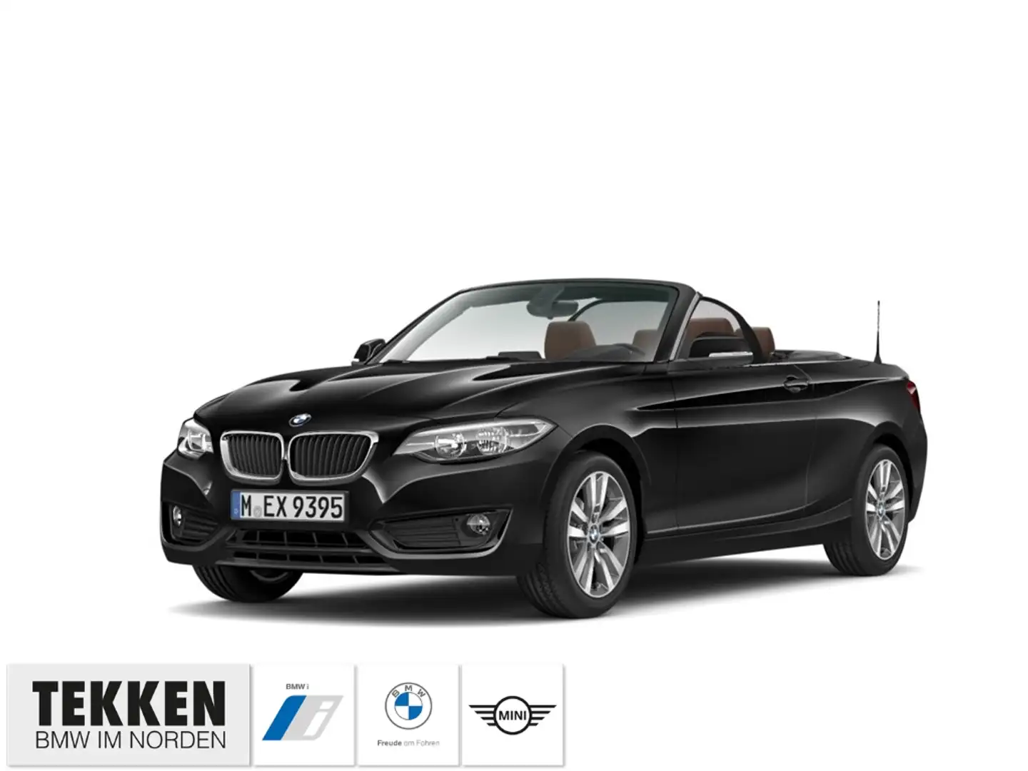 BMW 218 i Advantage Cabrio I A Noir - 1