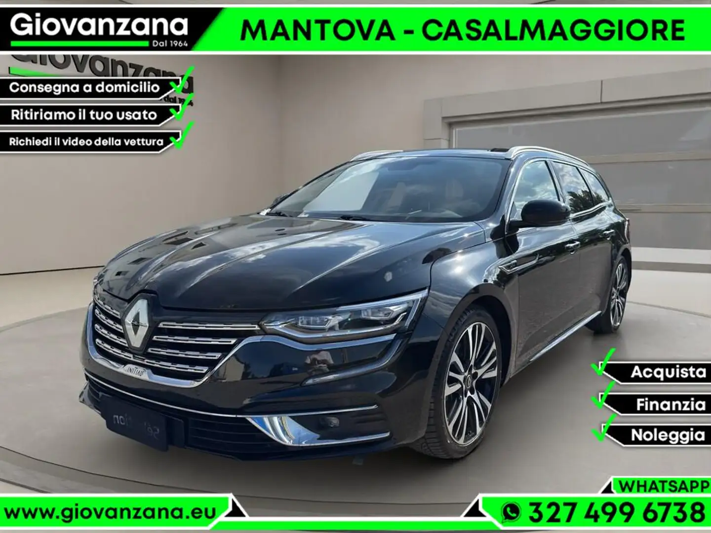Renault Talisman Sporter 2.0 blue dci Initiale Paris 200cv edc Nero - 1