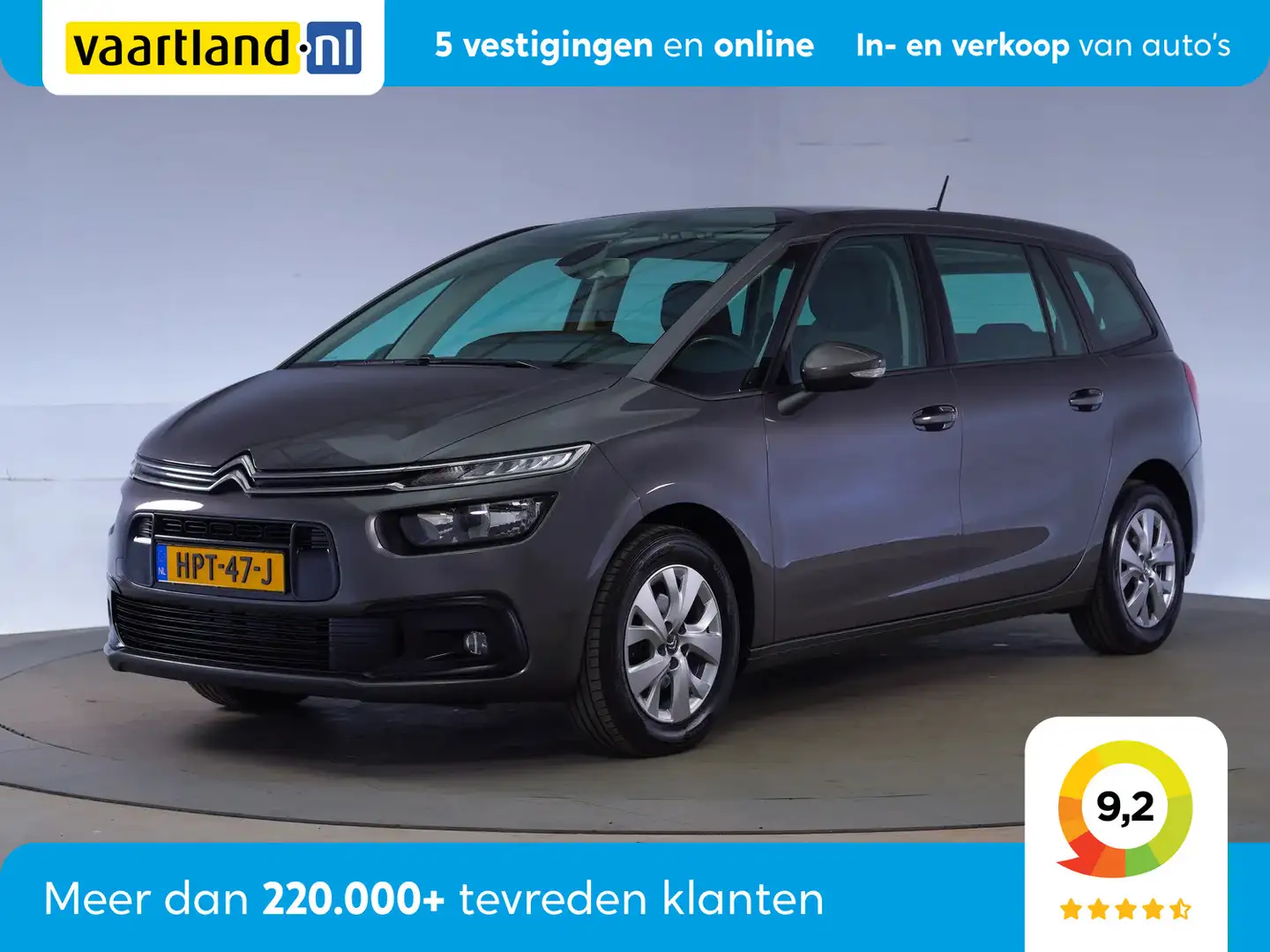 Citroen C4 SpaceTourer 1.2 PureTech Feel 7-Pers Aut. [ Navi Cruise Digi-d Gris - 1