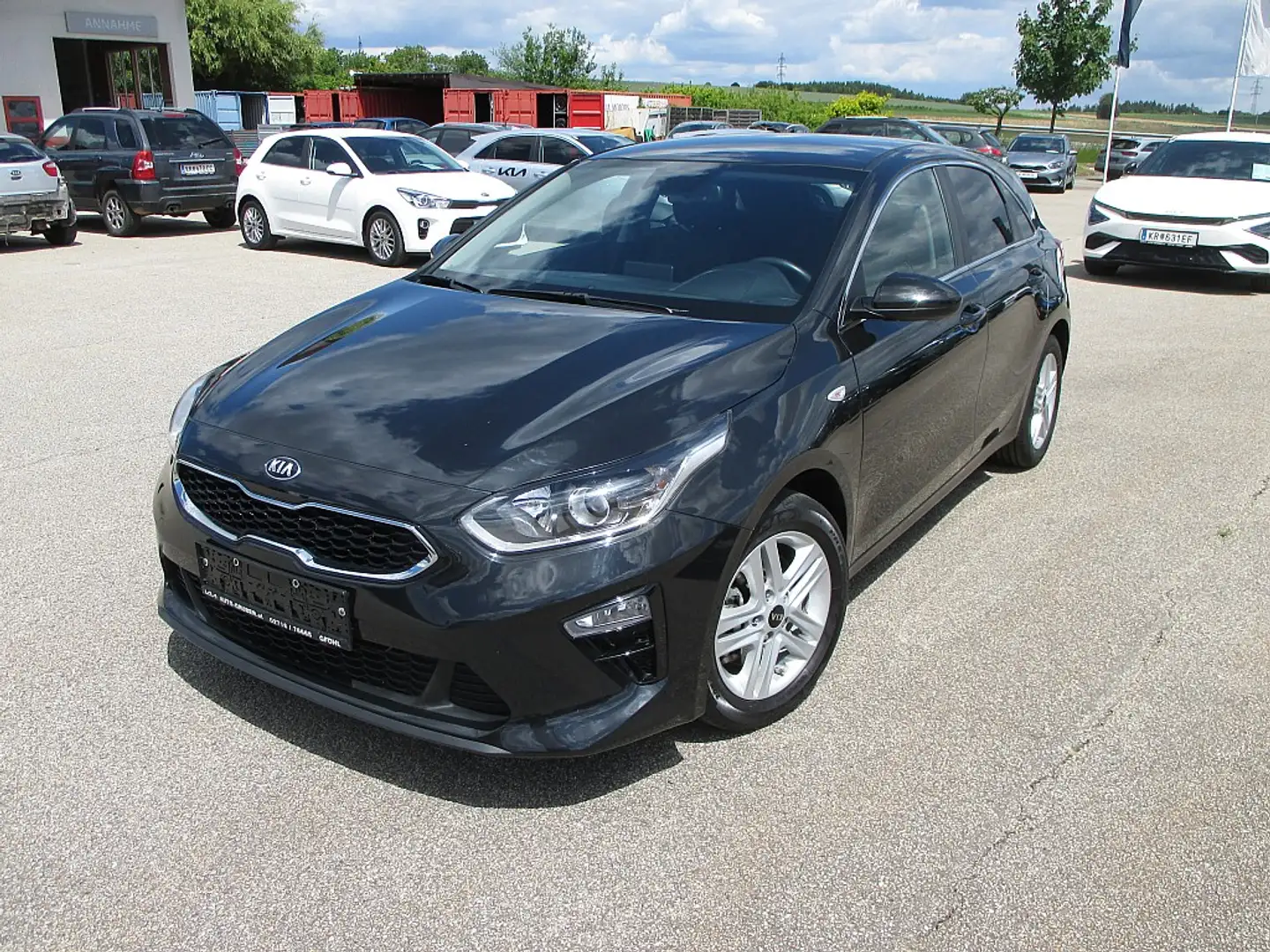 Kia Ceed / cee'd ceed 1,4 TGDI Silber Schwarz - 1