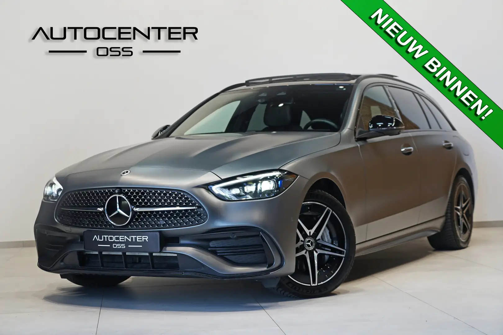 Mercedes-Benz C 300 Estate e AMG ✅ MATGRIJS ✅ TREKHAAK ✅ HEAD-UP ✅ 360 Gris - 1
