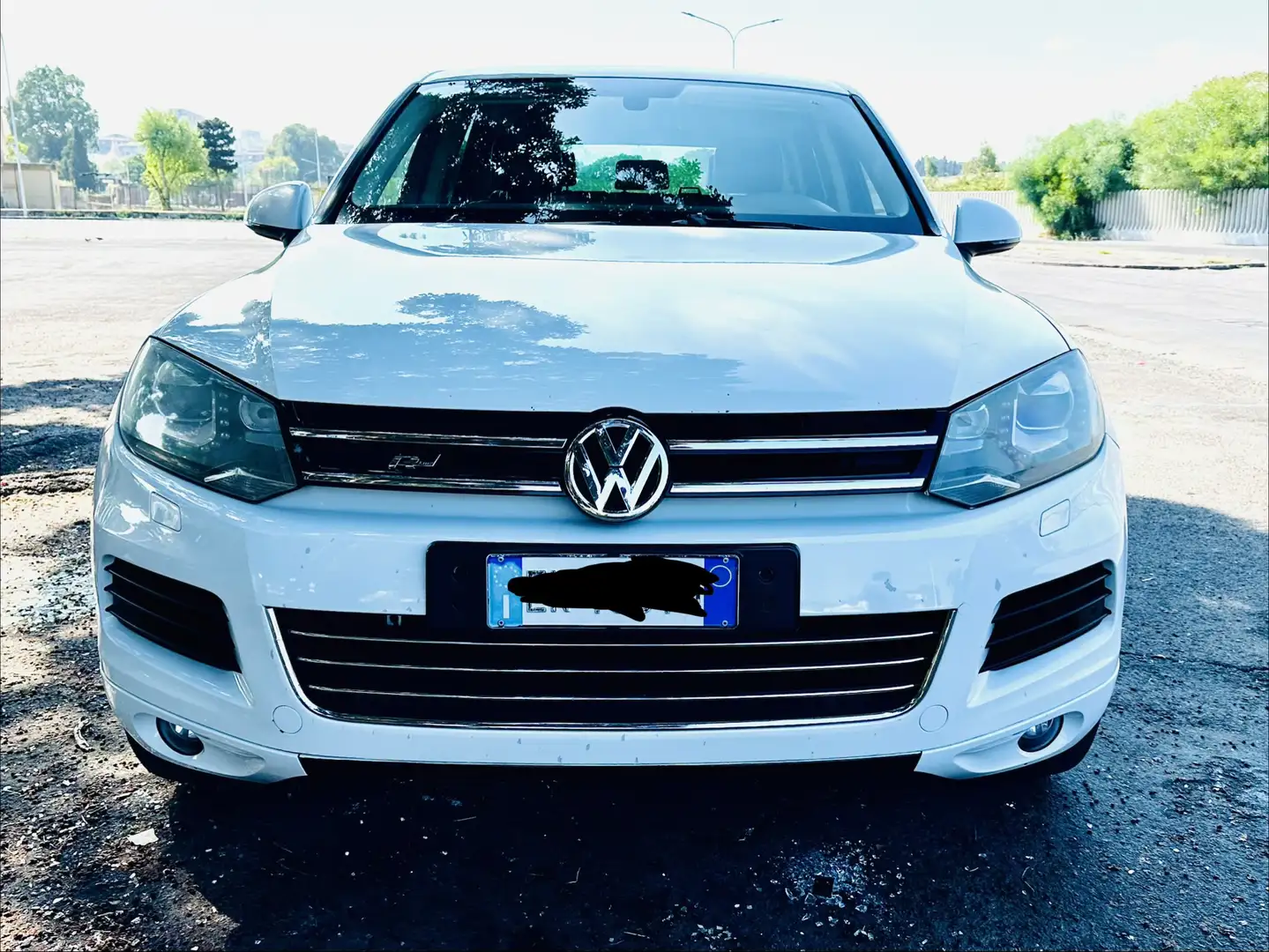 Volkswagen Touareg 3.0 V6 tdi Executive 245cv tiptronic Bianco - 1
