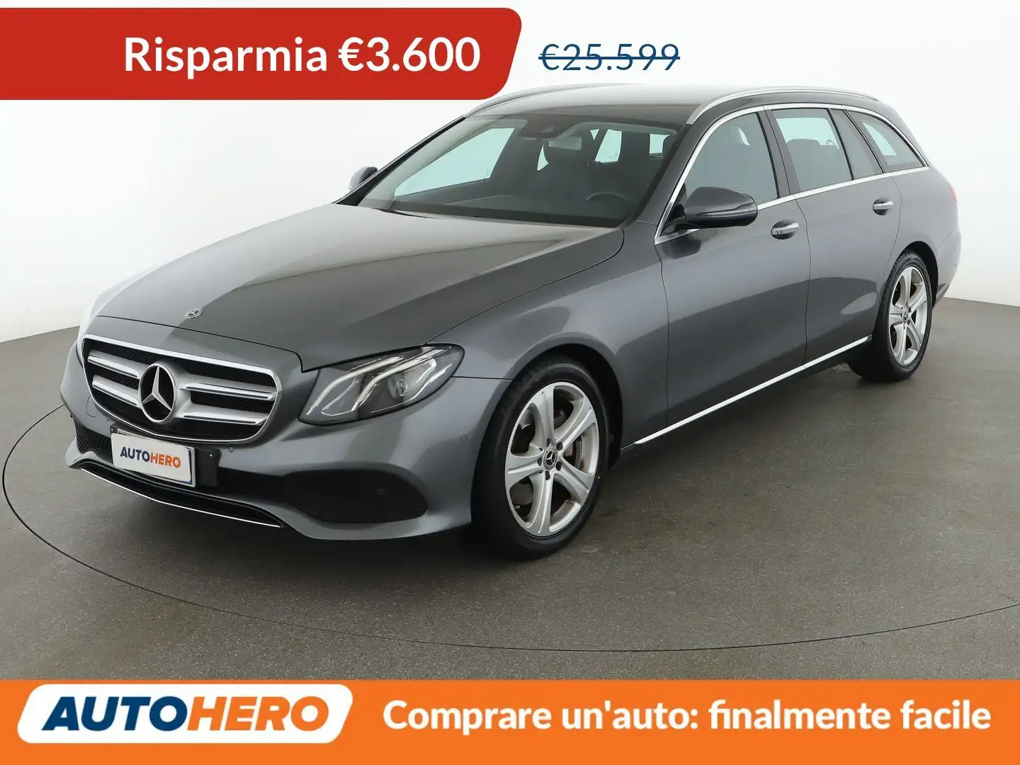 Mercedes-Benz E 220 E 220 d Business Sport S.W. Auto Grigio - 1