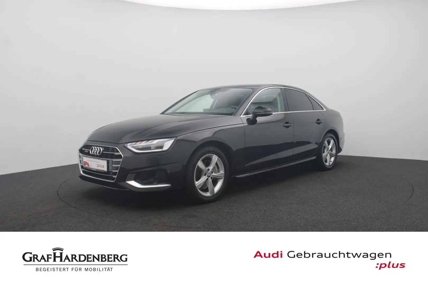 Audi A4 Lim 40 TDI quattro Virt.Cockpit LED Navi HuD Noir - 1