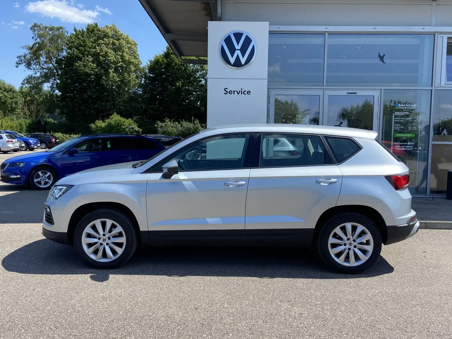 SEAT Ateca 1.5 TSI Style 17"+NAVI-PRO+LED+AHK+FULL-LI Zilver - 2