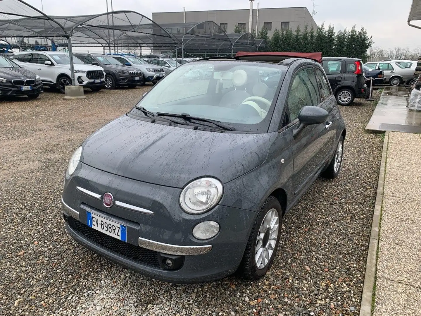 Fiat 500C 1.2 GQ Gris - 1