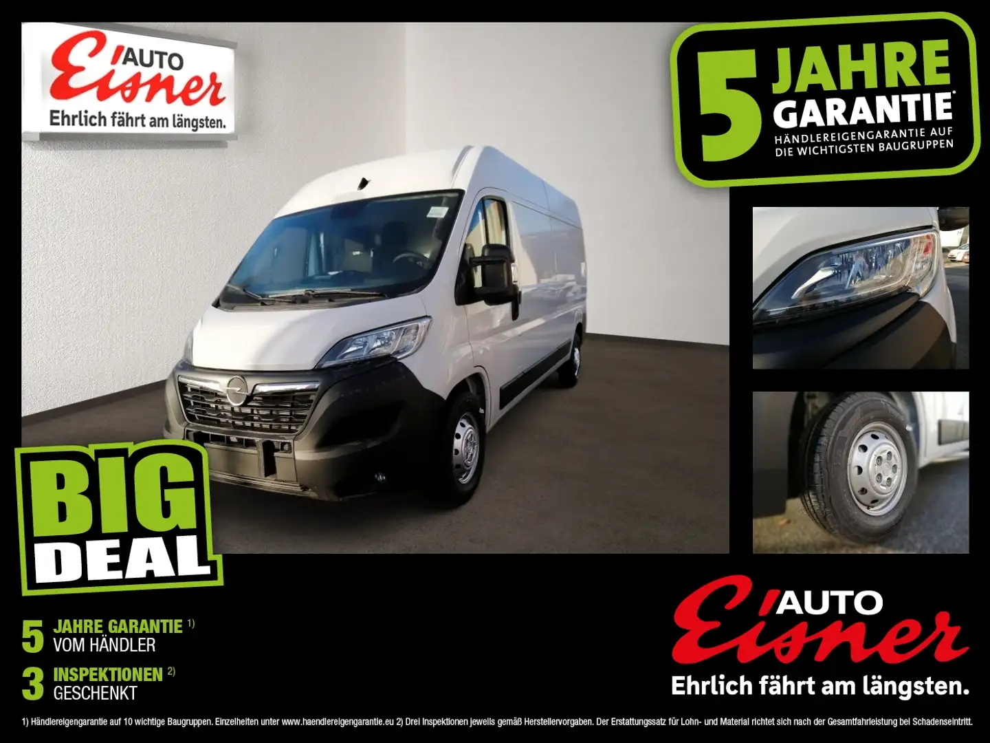 Opel Movano L3H2 BLUEHDI 140 S&S PDC Wit - 1