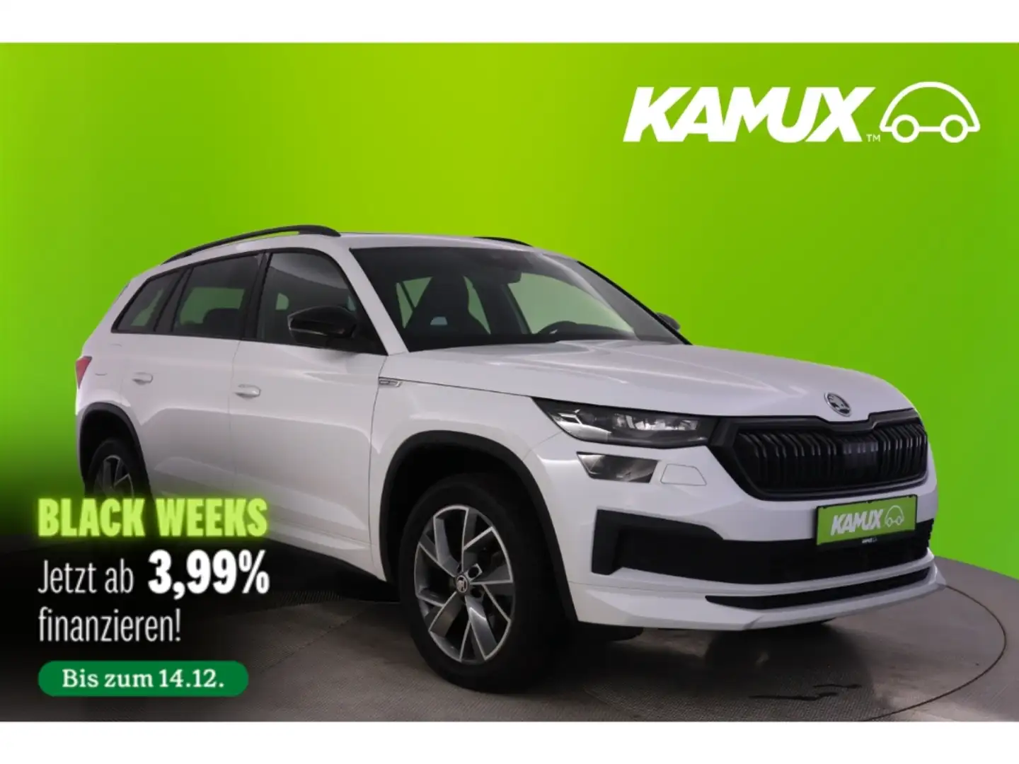 Skoda Kodiaq 2.0TDI 4x4 DSG Sportline+LED+7-SITZE+AHK Wit - 1