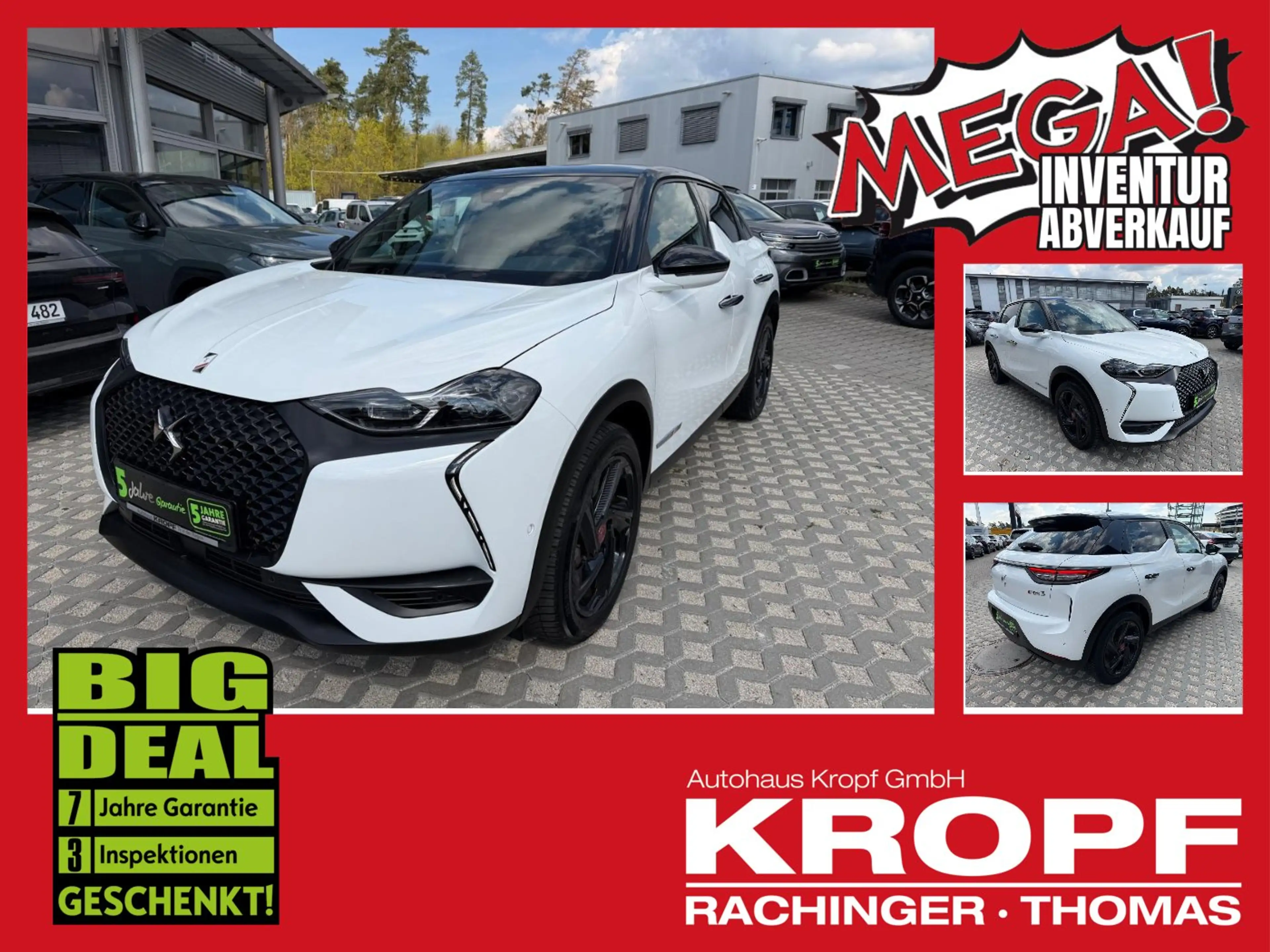 DS Automobiles DS 3 Crossback DS3 Crossback Alcantara+Navi+SHZ+Fernlichtass.