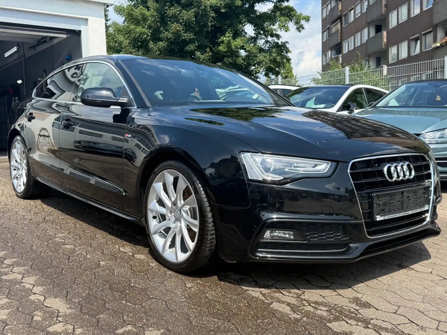 Audi A5 Sportback 2.0 TDI*2x S-Line*Key*Navi*8Fach Schwarz - 2