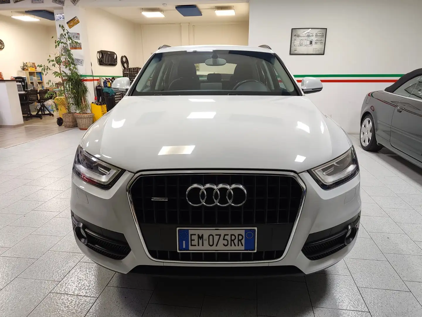 Audi Q3 2.0 tdi quattro 177cv s-tronic UNICO PROPRIETARIO Blanc - 2
