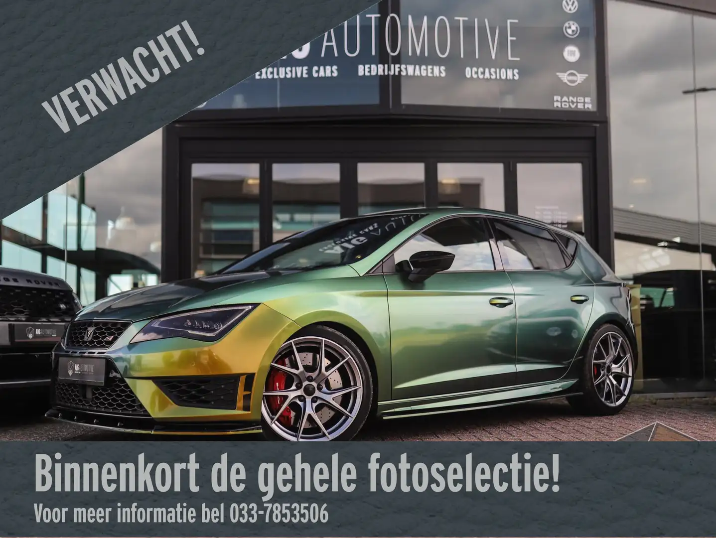 SEAT Leon 2.0 TSI Cupra 280 | Schaalstoelen | PDC | Carplay Groen - 1