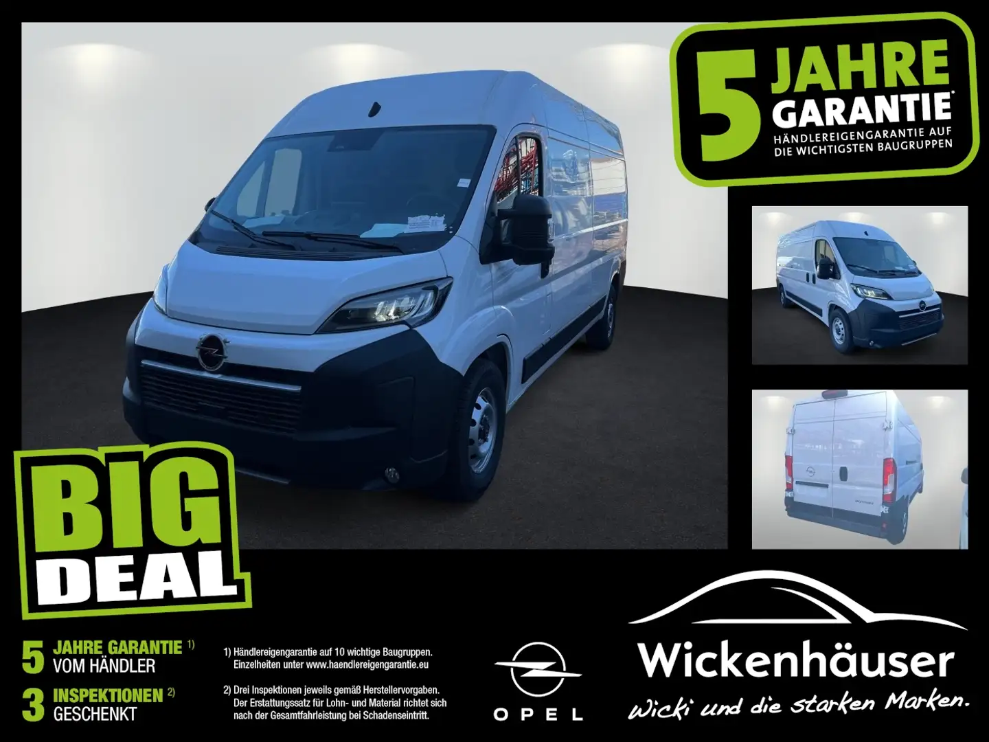 Opel Movano 2.2 BlueHDI L3H2 3.5t Allwetter Klim uvm Blanc - 1