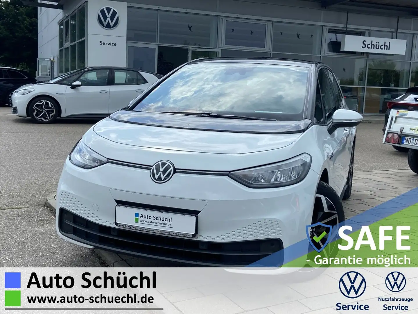 Volkswagen ID.3 PRO-S 82-KWH+NAVI+LED+CCS+APP-CONNECT+PDC+D Weiß - 1