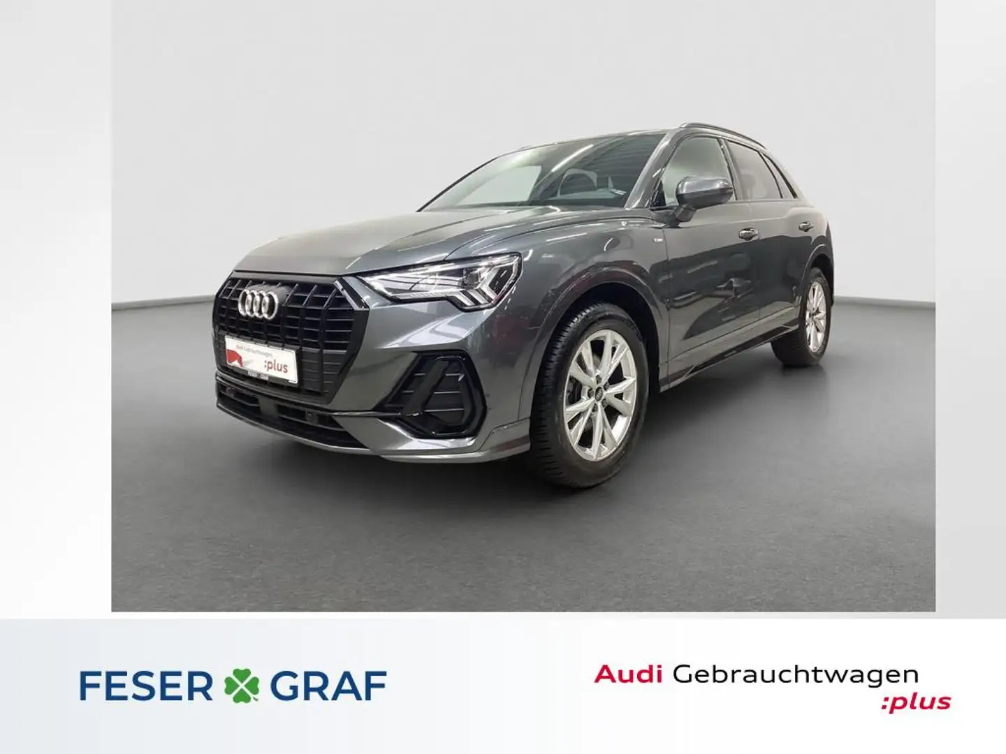 Audi Q3 S line 35 TFSI S tronic LED ACC Navi RFK Keyless Grau - 1
