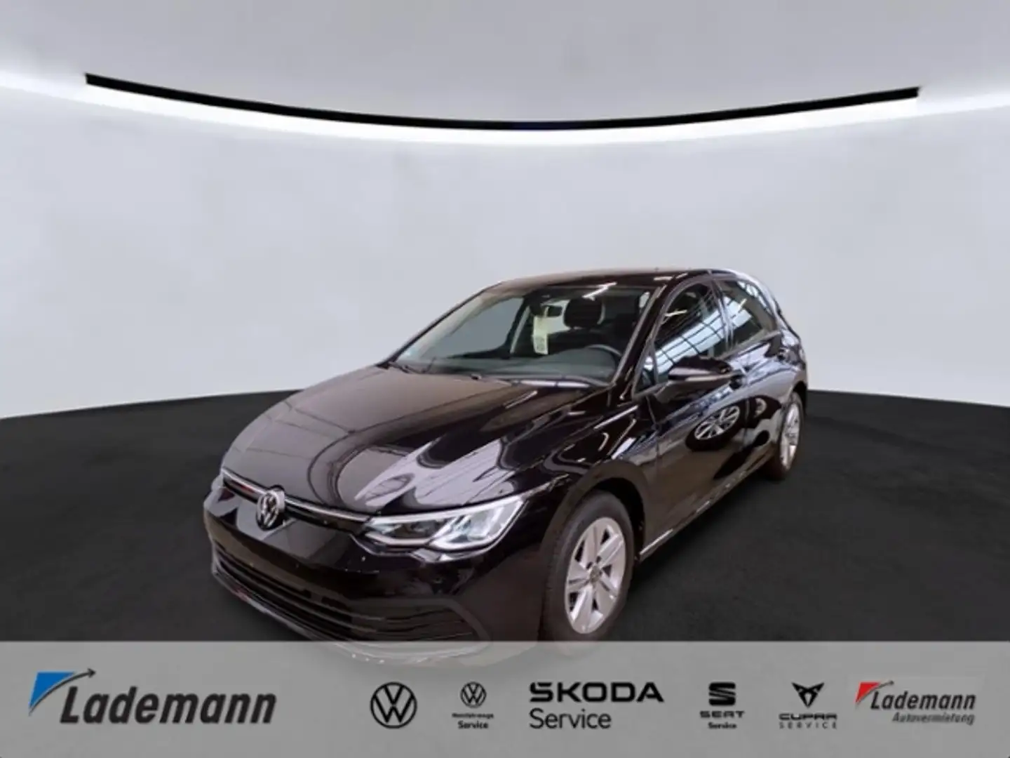 Volkswagen Golf VIII 2.0 TDI Life LED+NAVI+ACC+EINPARKH+SHZ Schwarz - 1