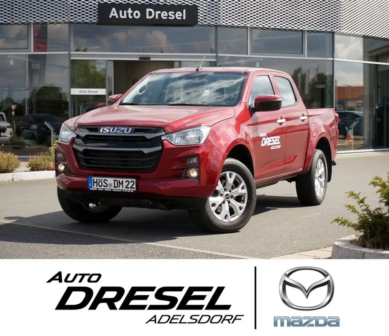 Isuzu D-Max Double Cab LS | Diesel 120kW (163PS) Automatik 4x4 Rouge - 1