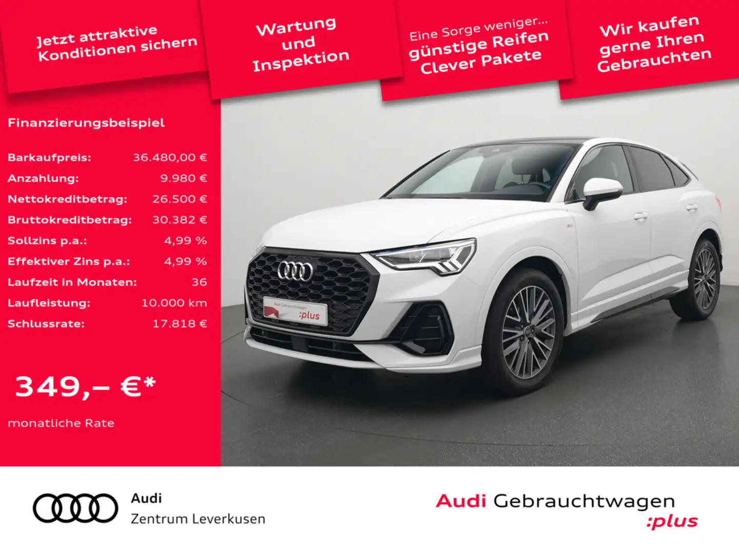 Audi Q3 Sportback S line S-TRON MATRIX CARPLAY NAVI Schwarz - 1