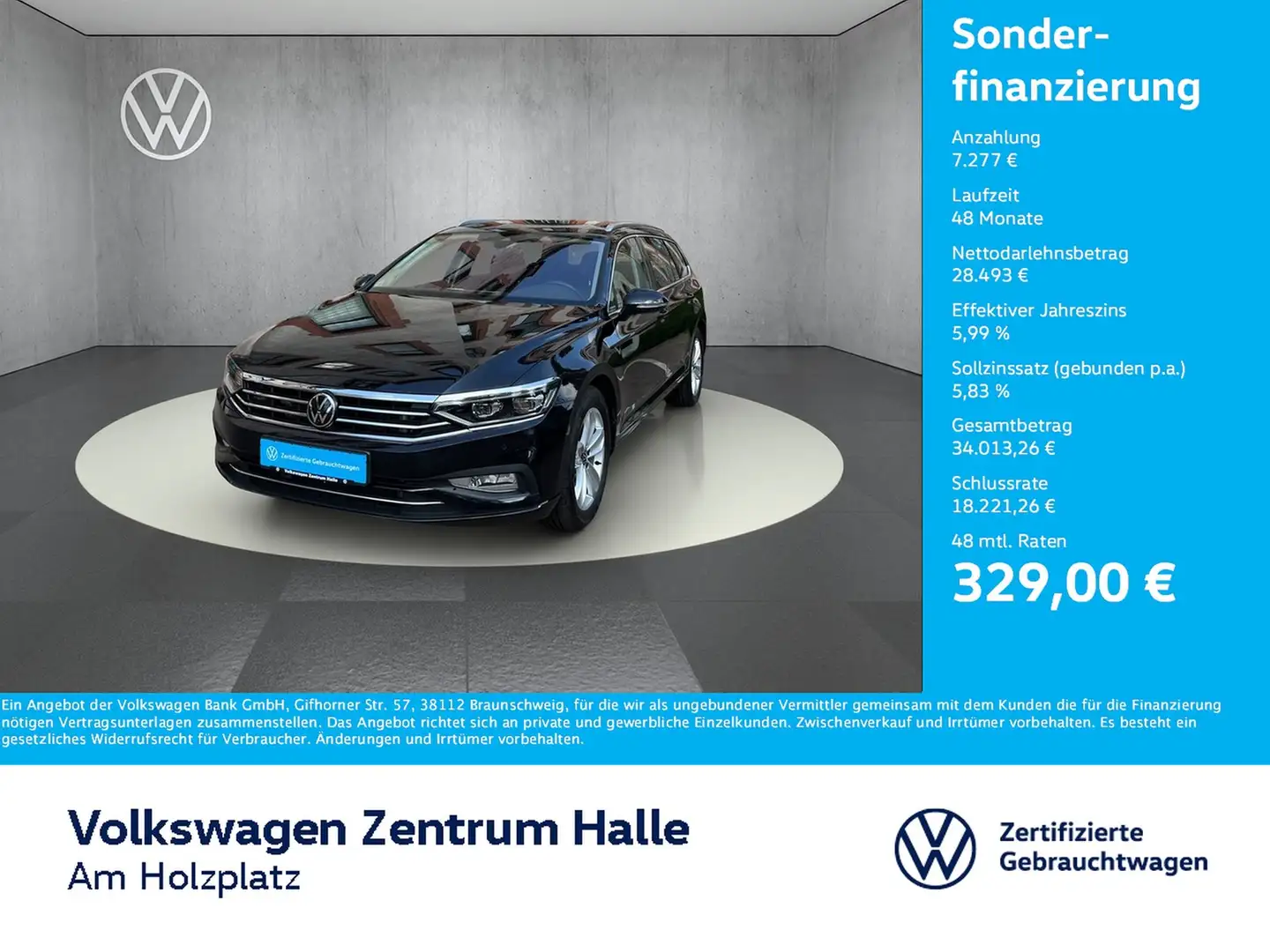 Volkswagen Passat Variant 2,0 l TDI SCR 4MOTION Nero - 1
