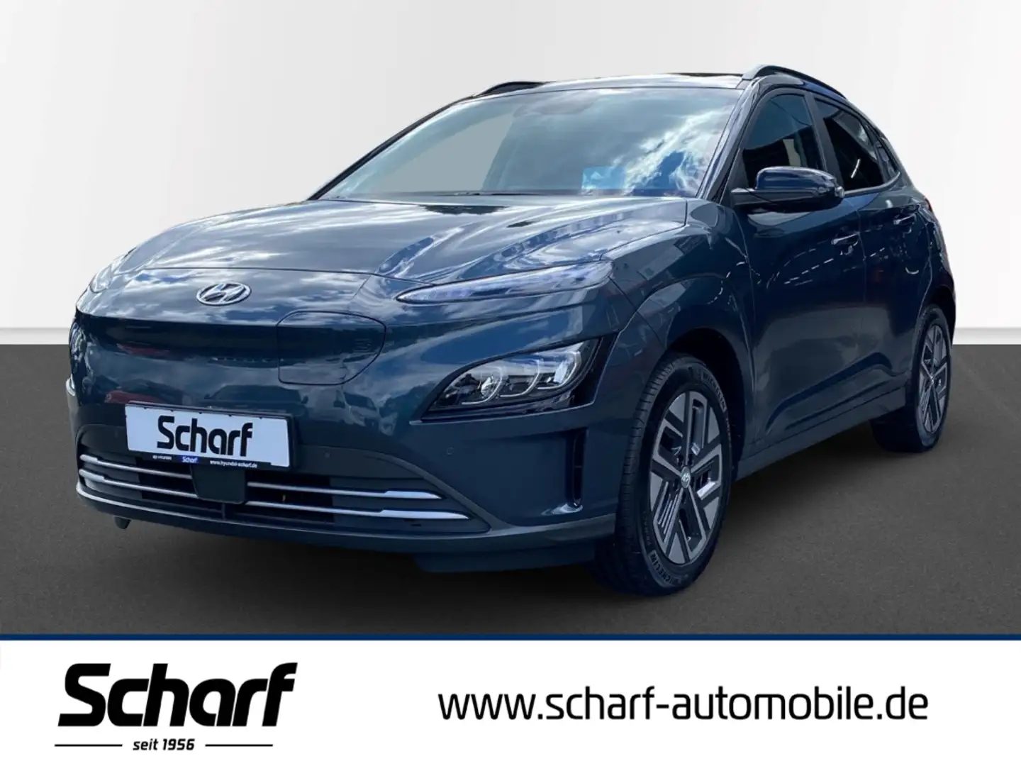 Hyundai KONA Elektro Trend Navi Soundsystem LED Auto Klimaautom Blau - 1