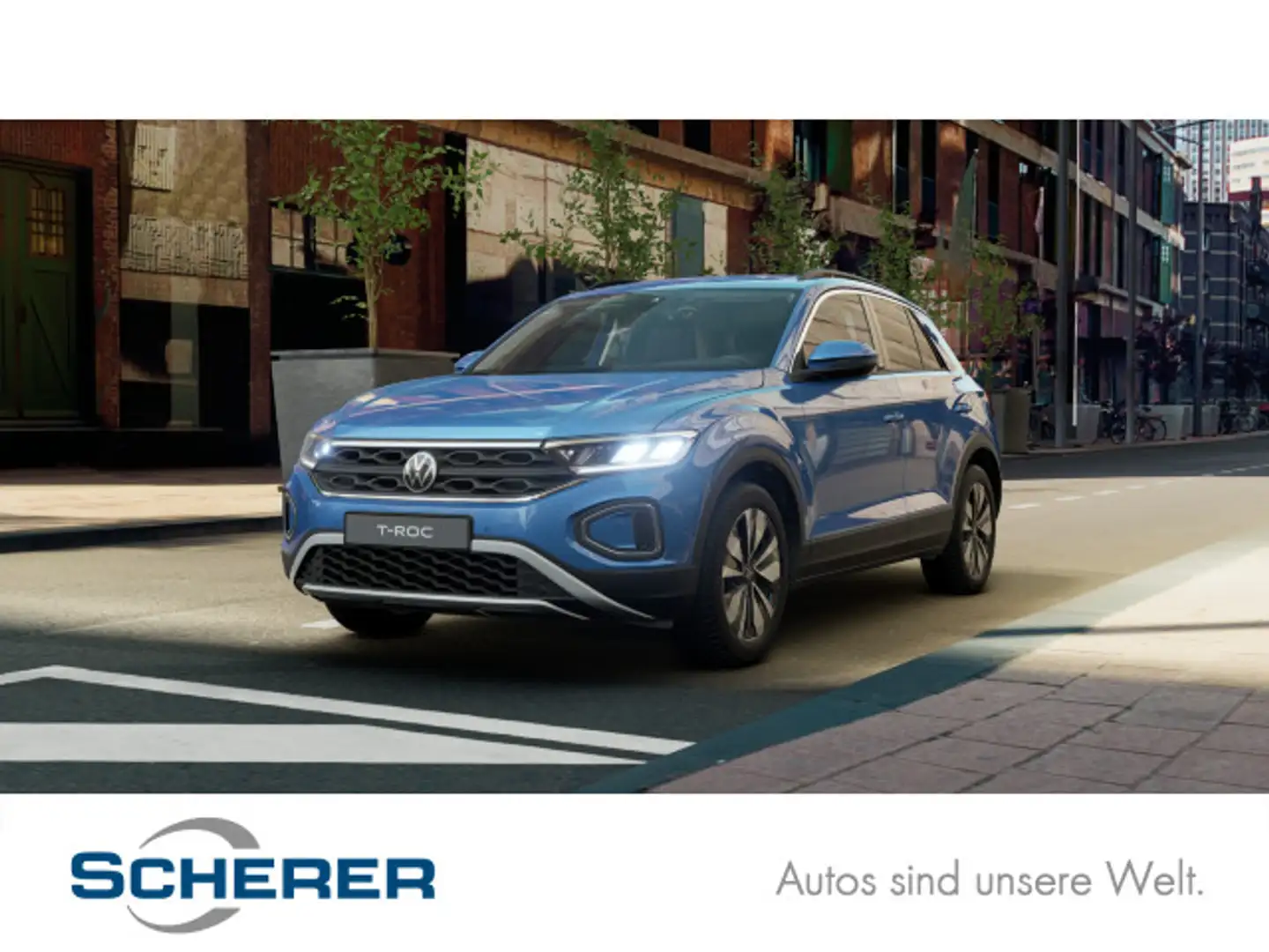 Volkswagen T-Roc 1.5 TSI Move IQ.Drive/Kamera/Navi/Standh. Blau - 1