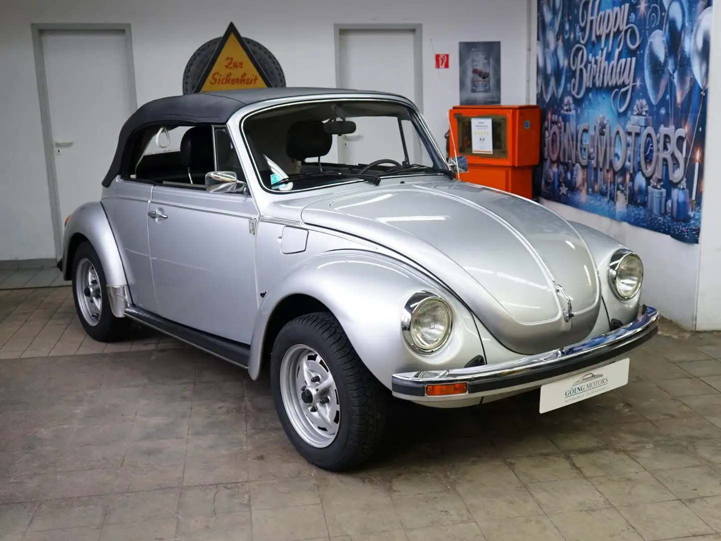 Volkswagen Käfer 1303 LS Cabriolet aus 1. Hand im Originalzustand Silber - 2