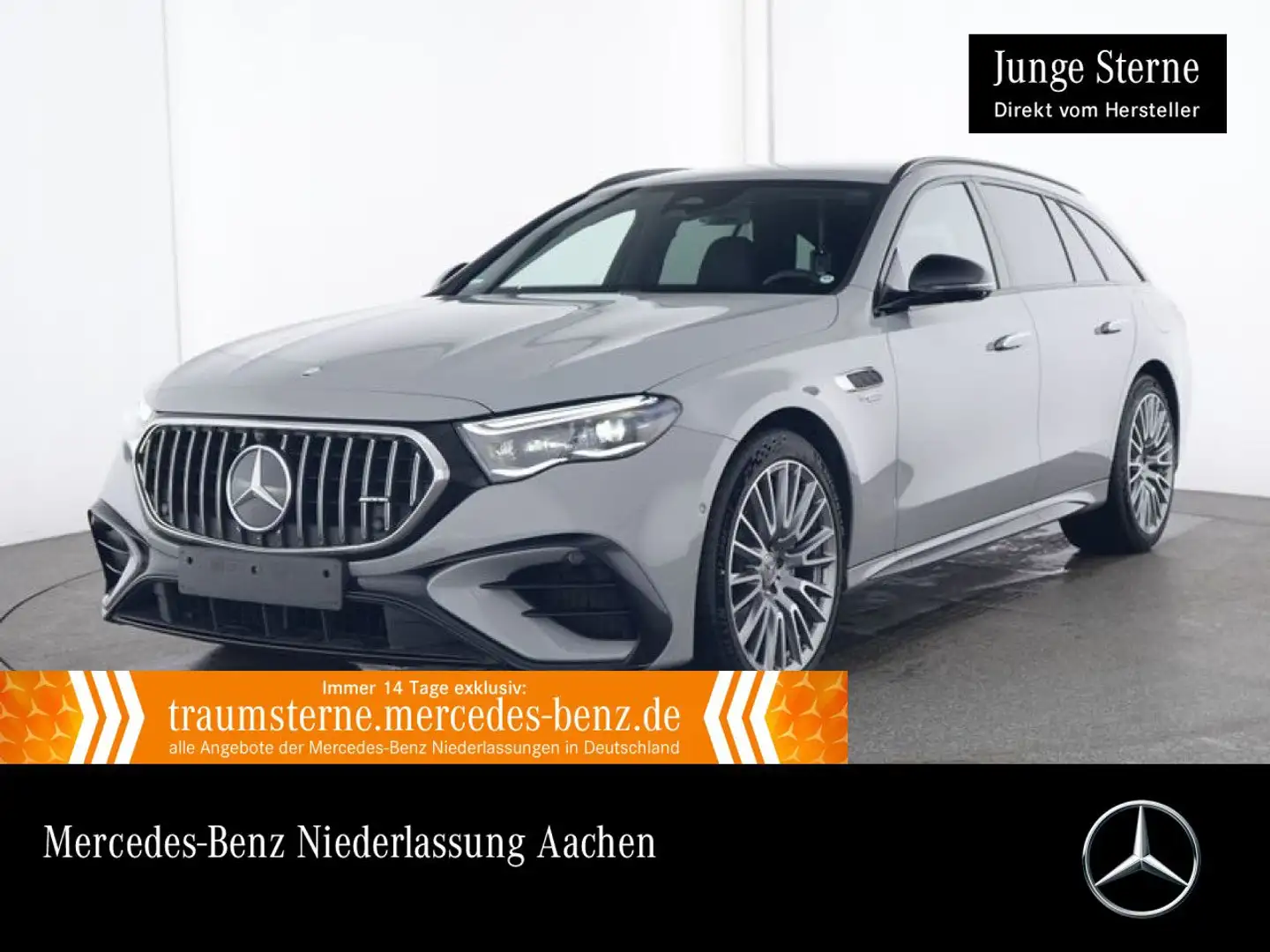 Mercedes-Benz E 53 AMG T 4M Hybrid 360° Burmester Distr. HUD AHK Grau - 1