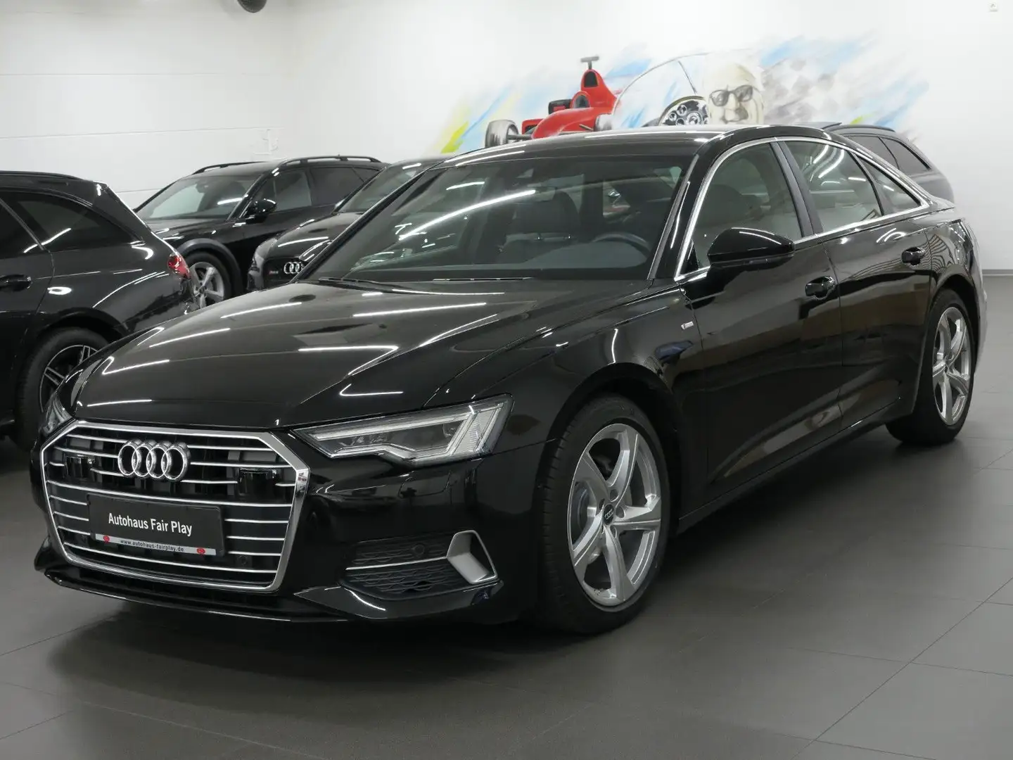Audi A6 Lim. 40 TDI S Line S-DACH/CARPLAY/B&O/U-FREI! Schwarz - 1