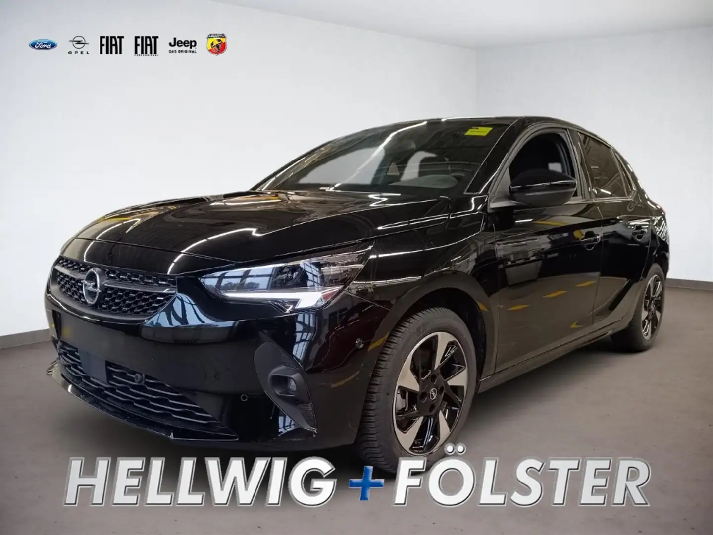 Opel Corsa-e F Elegance 11 kW Charger Pano-Dach SHZ Schwarz - 1