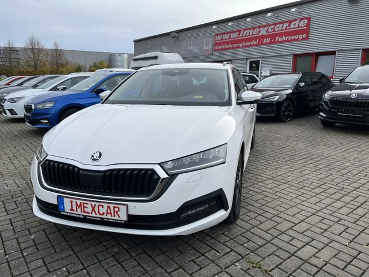 Skoda Octavia Combi 2,0 TDI DSG Clever + 17 Zoll + ACC + Navigat Blanc - 1