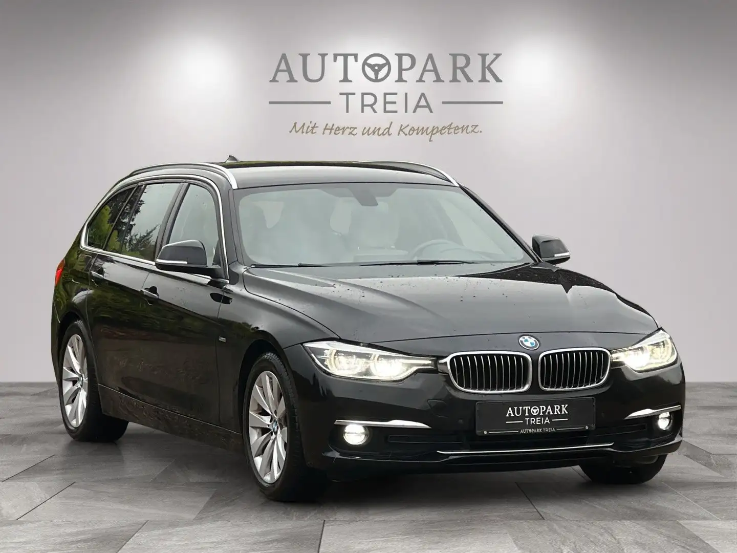 BMW 320 d Luxury Line INDIVIDUAL (LED-NAVI-BT-TEMPO) Schwarz - 1