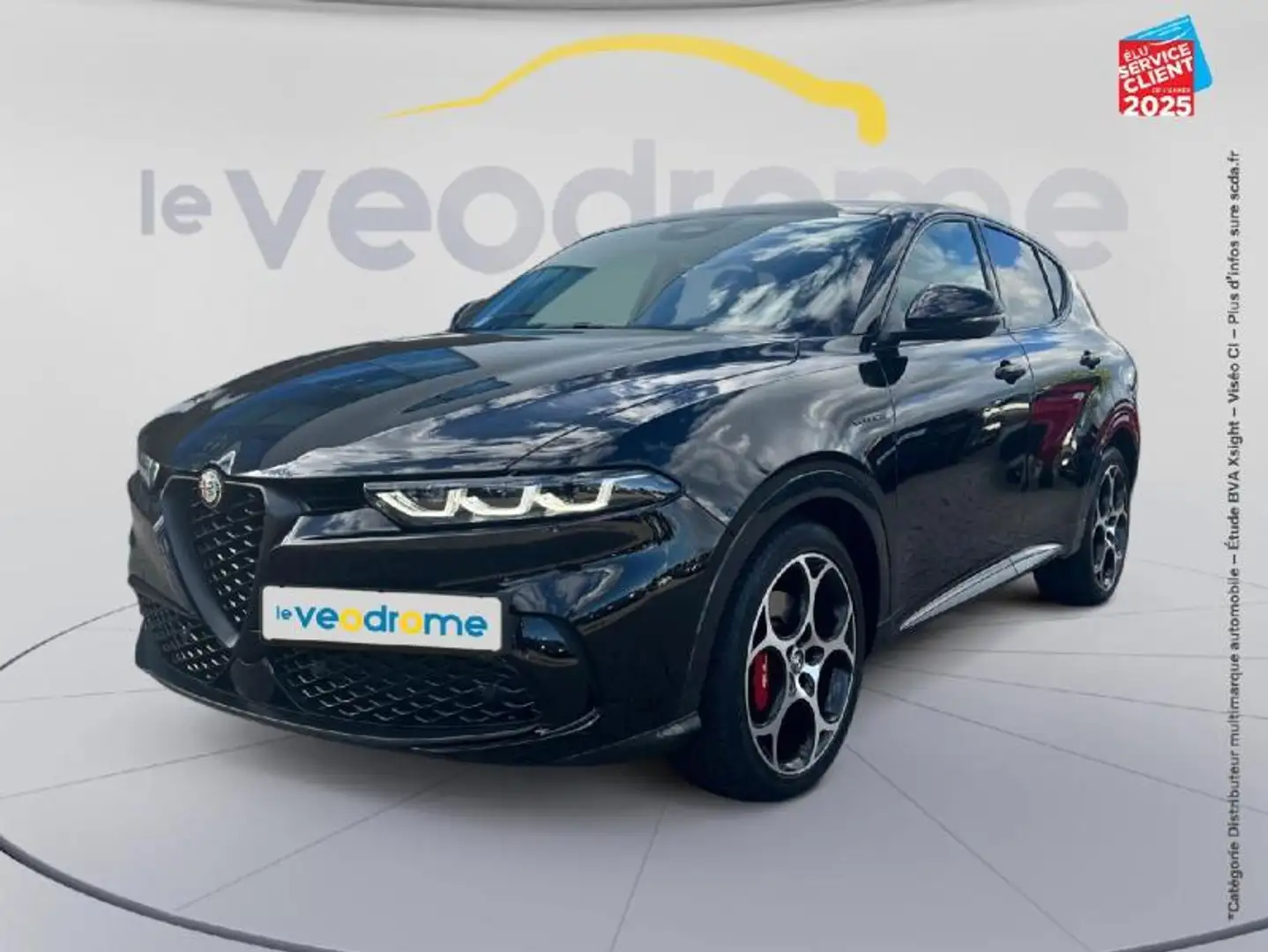 Alfa Romeo Tonale 1.5 Hybrid 160ch Veloce TCT Sieges chauf/ventil/cuir GPS Camera H/Kardon Nero - 1